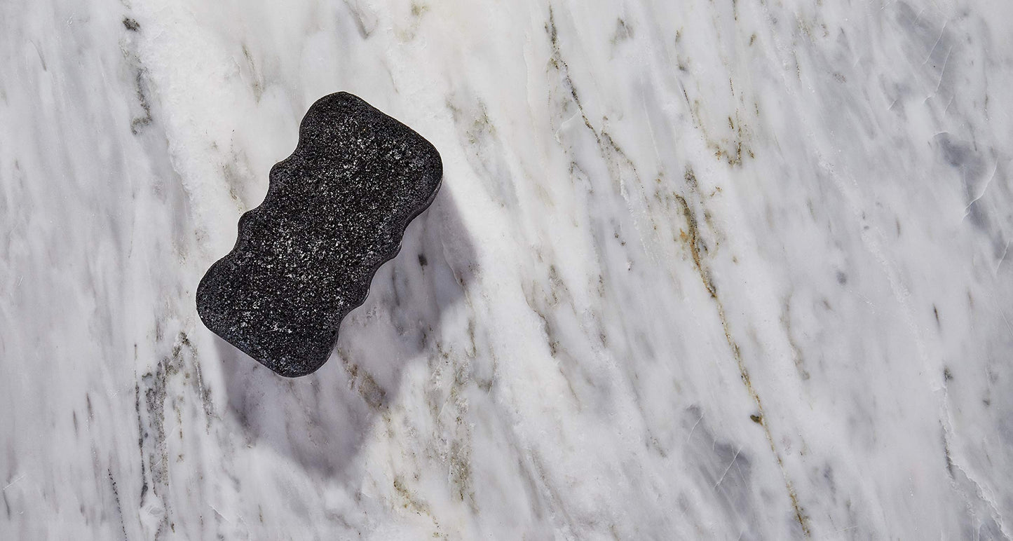 Spongeables Charcoal Body Wash in a Sponge, Detoxifier and Moisturizer for Healthy Skin Glow, Sweet Sangria, 1 Count