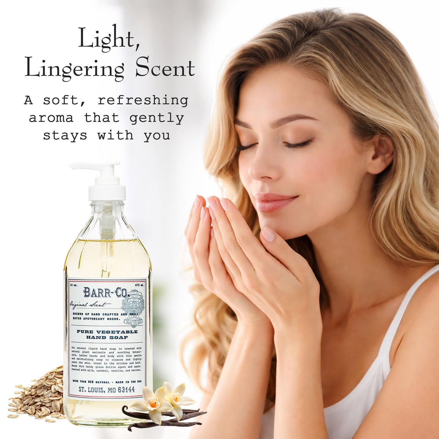 BARR-CO. Original Scent Hand Soap, 16 fl oz