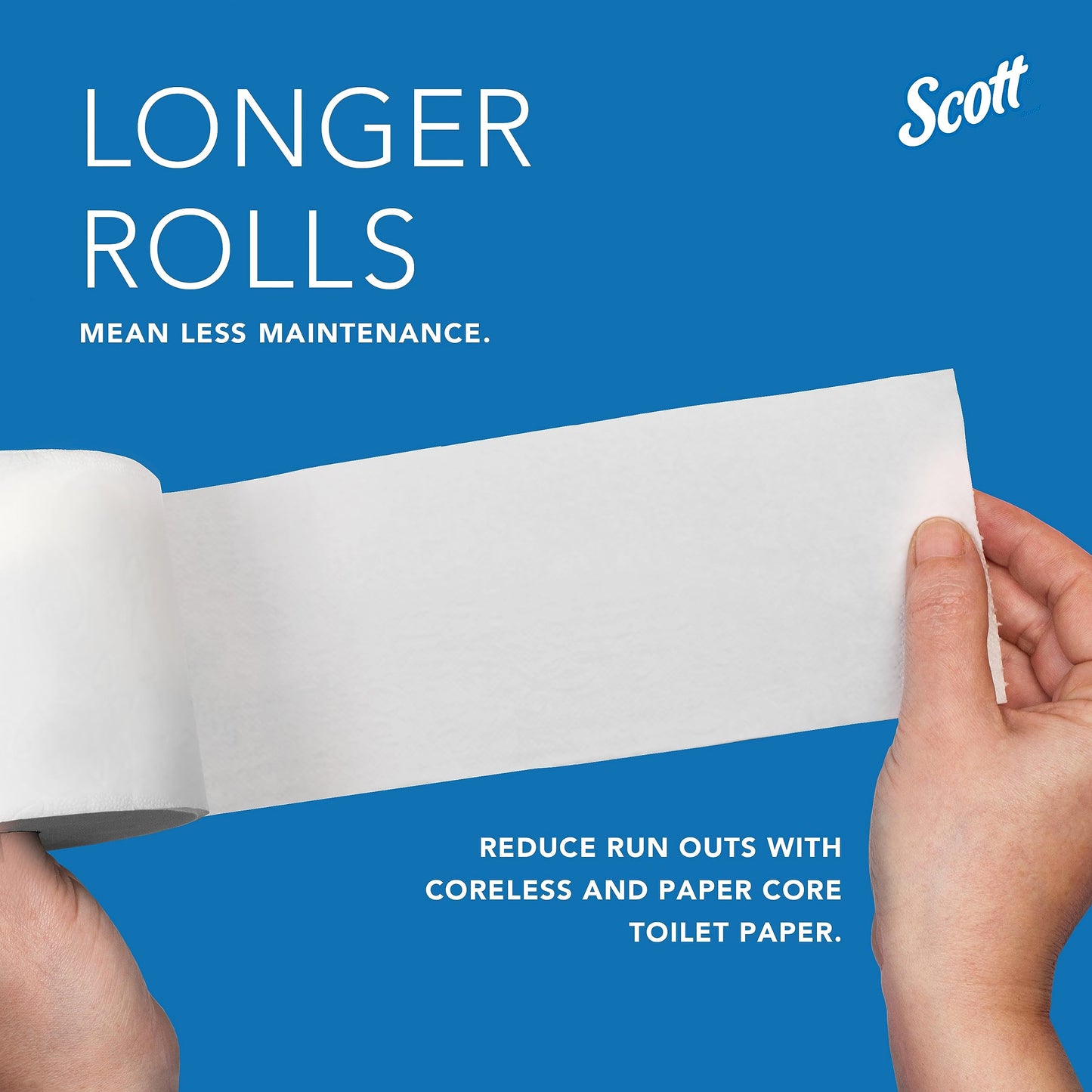 Scott Professional Coreless Standard Roll Toilet Paper Dispenser (09604), Black, Holds 2 Rolls, Wall Mounted, Commercial Grade (Qty 1)