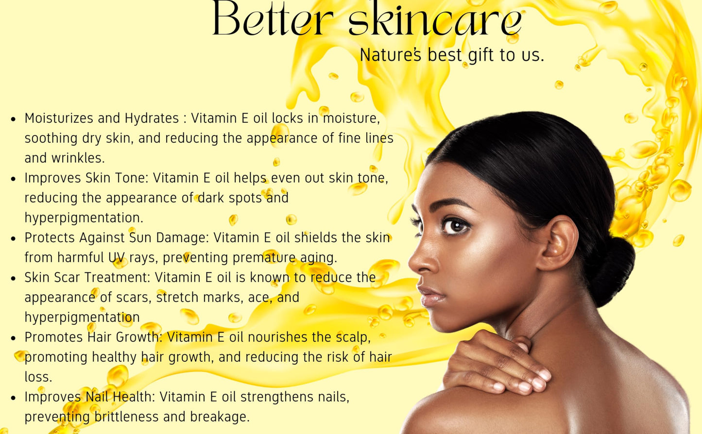 Oasis Blossom Organic Vitamin E Oil for Skin, Face & Scars - Pure & Natural Liquid Formula - 74000 IU - 100% Pure & Natural Vitamin E Oil - 2 Fl. Oz.