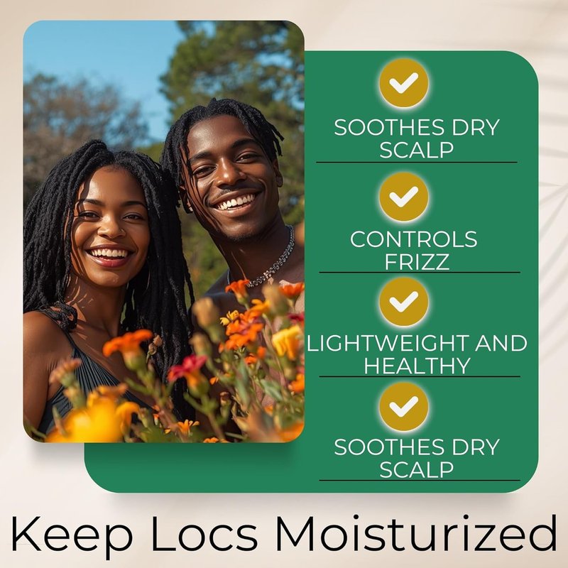 Lion Locs Rosewater Moisturizing Spray - Organic Vegan Conditioner for Locs & Skin | 4oz Desert Nectar