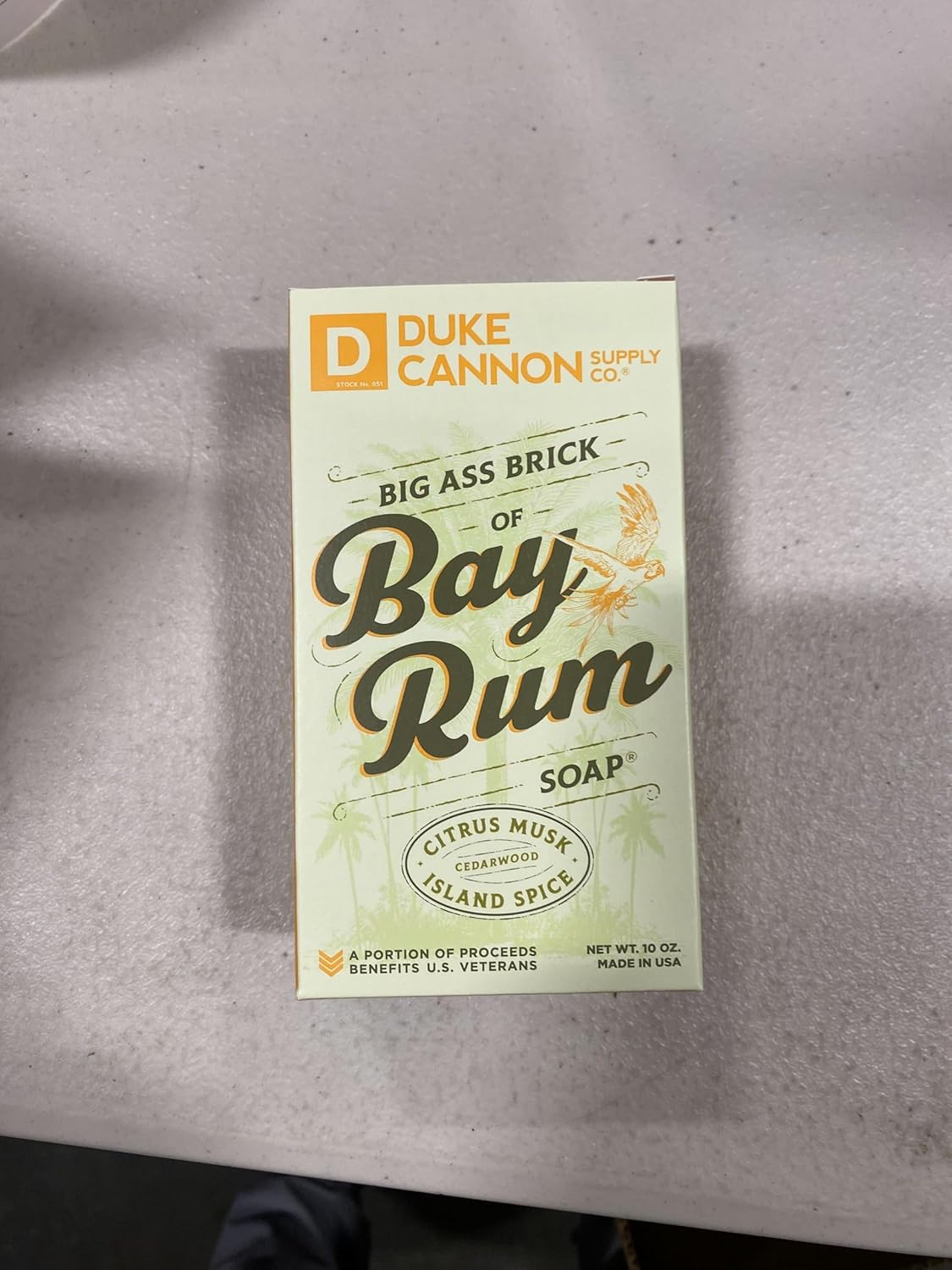 Duke Cannon Supply Co. Tactical Scrubber Big Brick of Soap - Naval Diplomacy