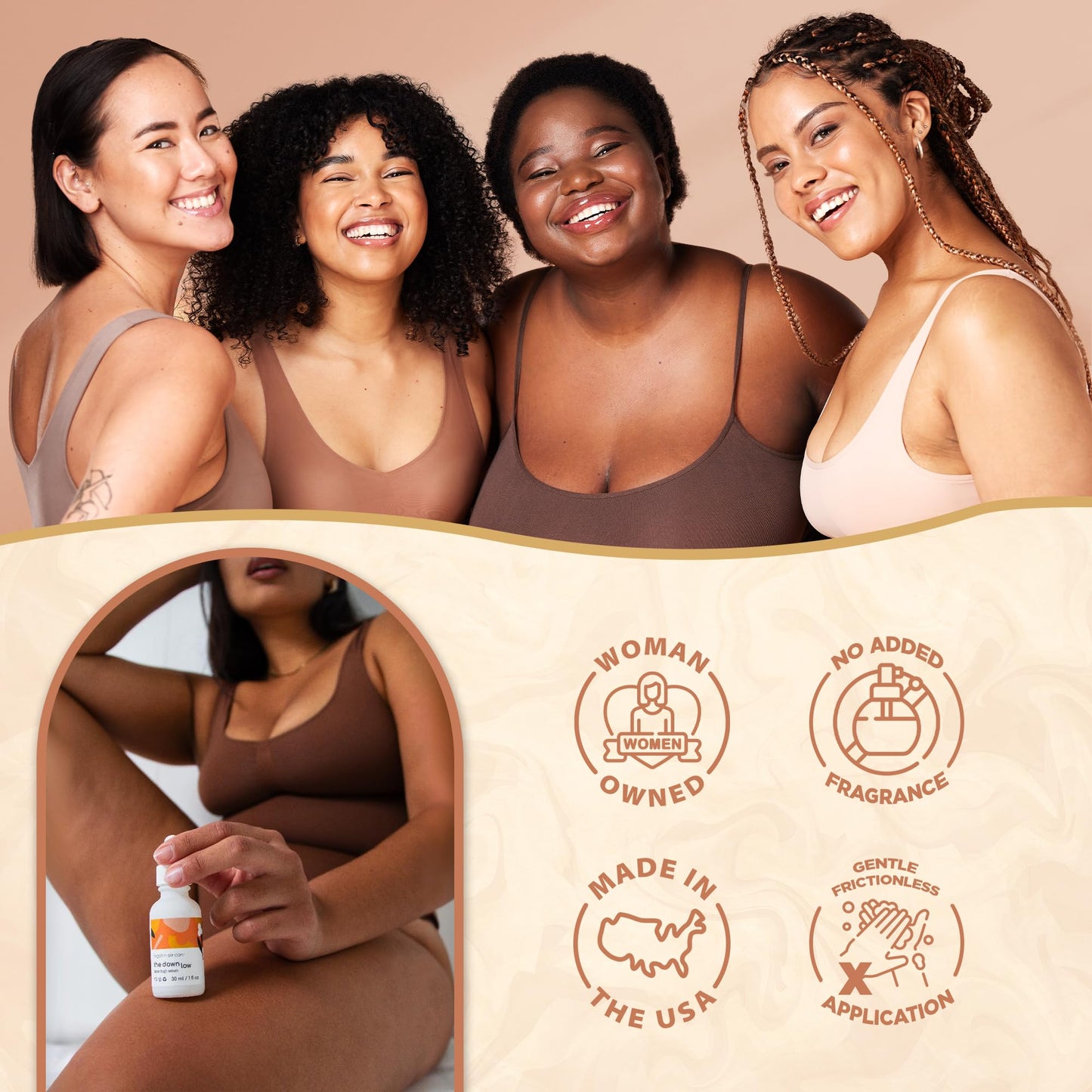 Forgotten Skincare Body Oil Serum - Hydrating Treatment to Soothe Razor Bumps, Ingrown Hair Treatment & Support Even Skin Tone