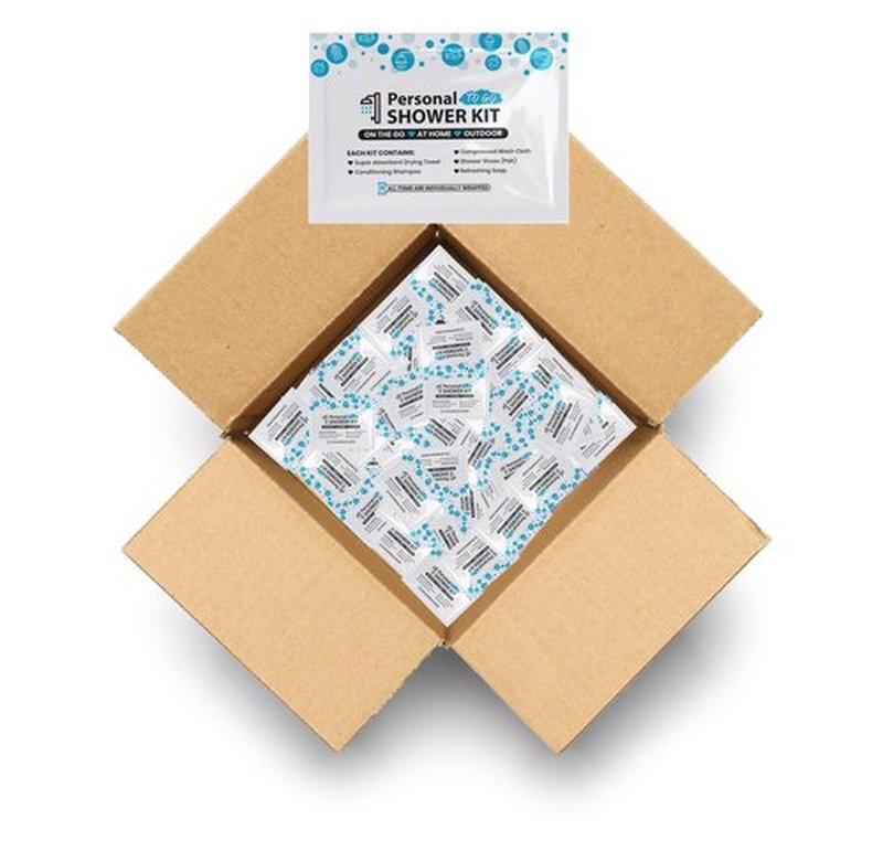 Compact Personal Shower Kit To-Go– Your Hygiene Companion for Travel, Gym, and Outdoor Adventures (50)