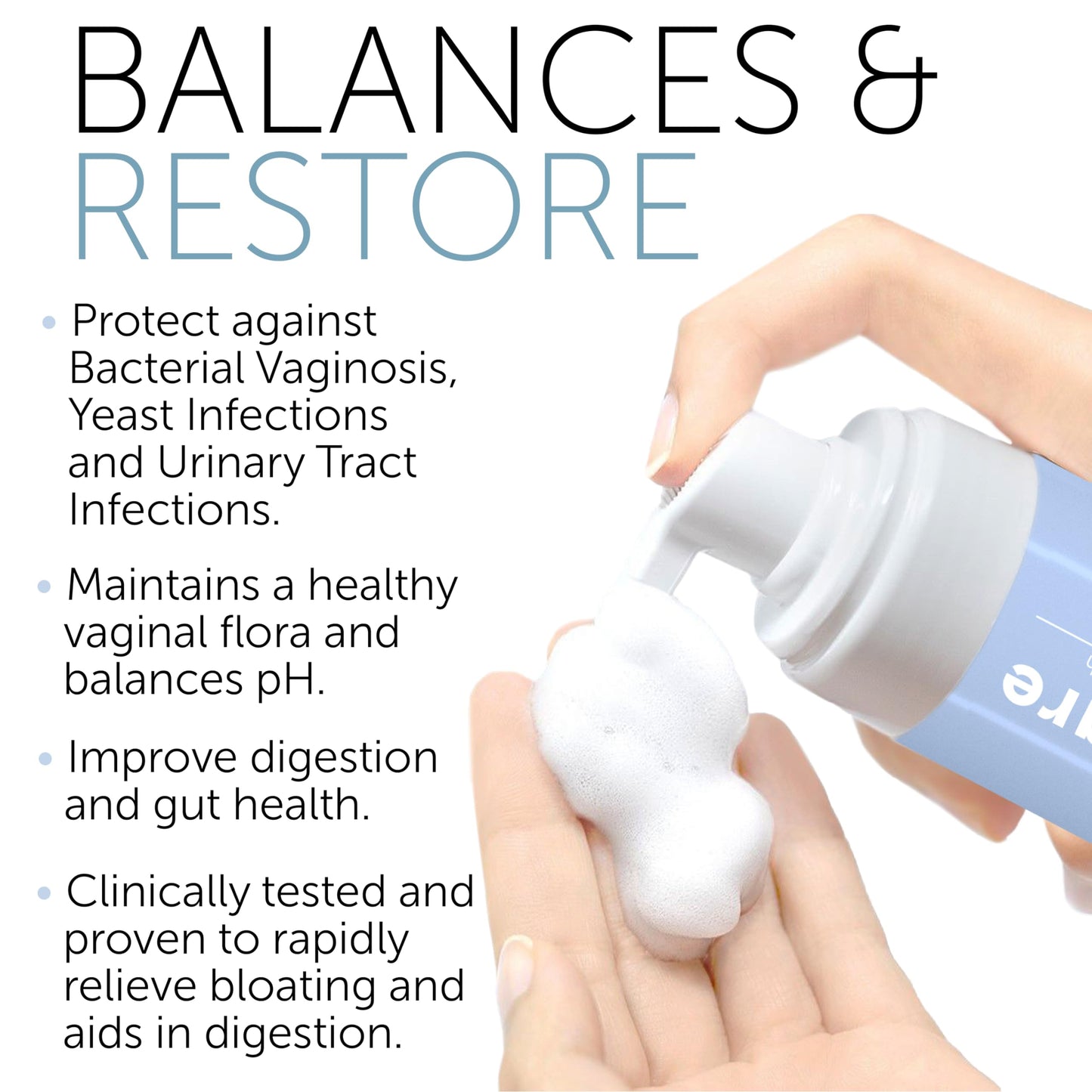 Feminine Wash | pH Balance for Women | Probiotics for Women | Daily Cleanser for Yeast Infection Treatment, Odor, Irritation Relief, Moisturizing | Intimate Feminine Wash for Bacterial Vaginosis
