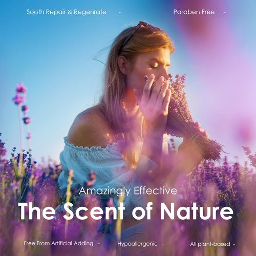 Natural SKIN REPAIR. Clinically tested Aromatherapy. Powerful Essential Oil. Eczema, Dermatitis, Diaper rash, and Sensitive skin. For all skin types. Hypoallergenic, Vegan, Paraben Free. 50ml bottle