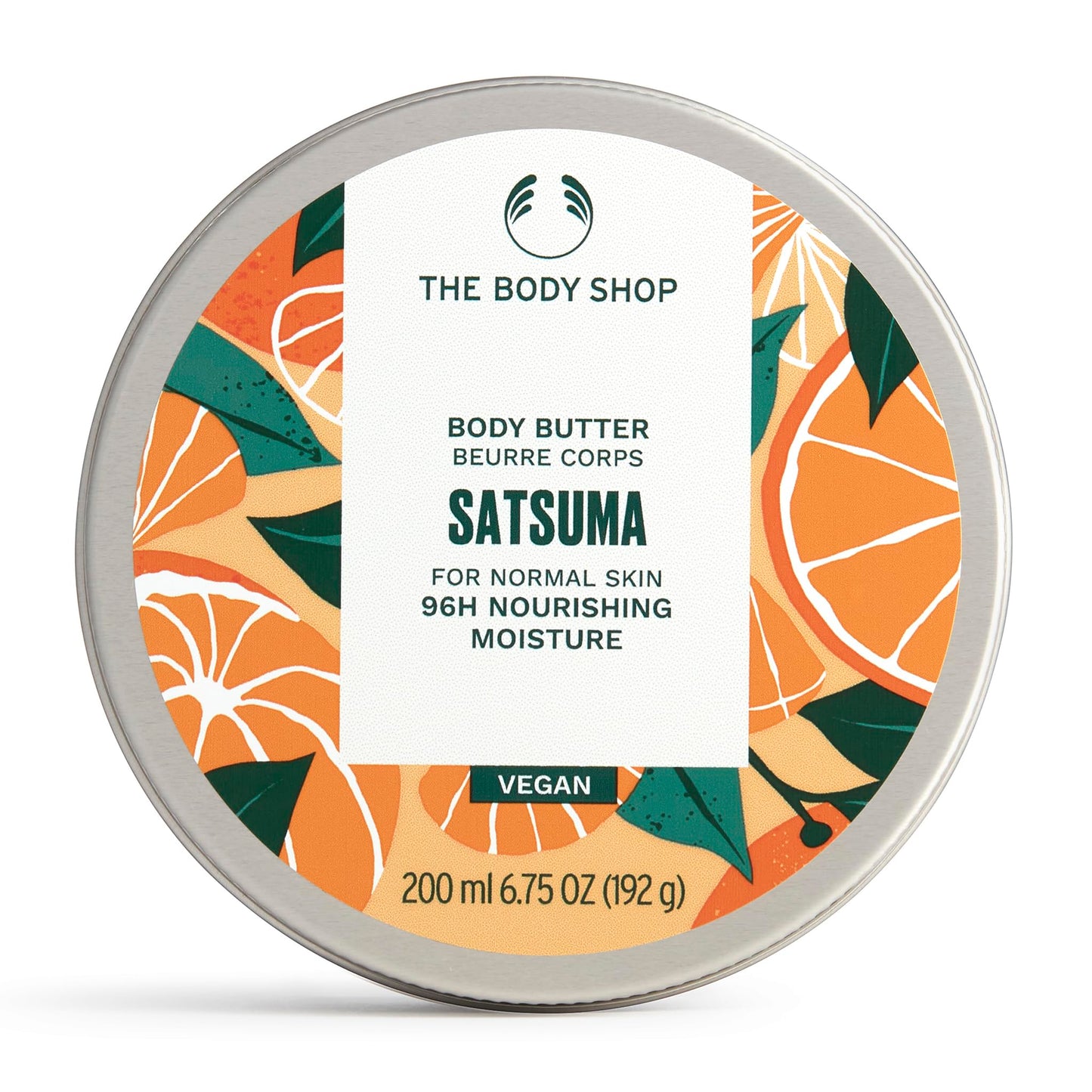 The Body Shop Satsuma Body Butter – Nourishing & Moisturizing Skincare for Normal Skin – Vegan – 1.69 oz