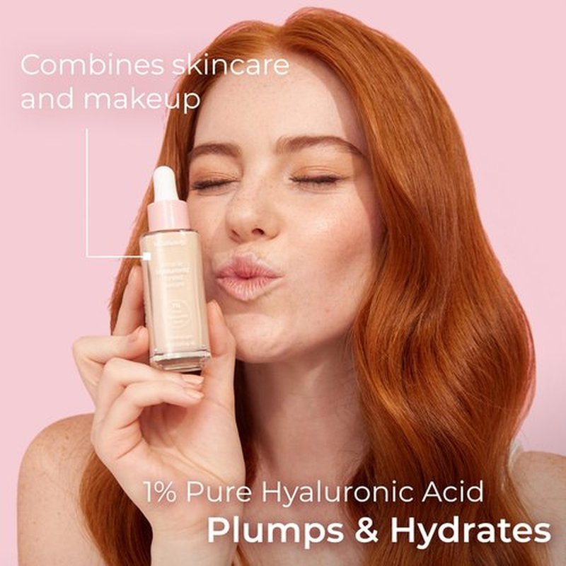 MCoBeauty Miracle Hyaluronic Tinted Serum, 0.5-2 Very Light, Hydration & Glow for Radiant Skin, Vegan, Cruelty Free Cosmetics