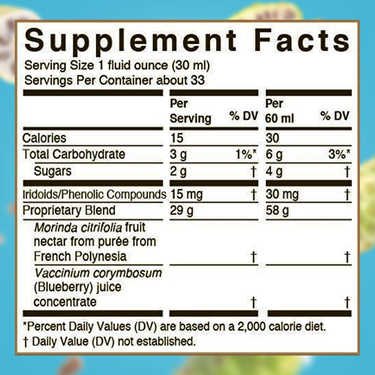 TAHITIAN NONI Juice by Morinda, Authentic Pure Noni Fruit Juice, 1L Bottle