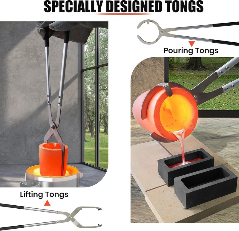6KG Propane Melting Furnace Kit - Metal Casting Machine for Gold, Silver, Copper | Jewelry Making & Refining
