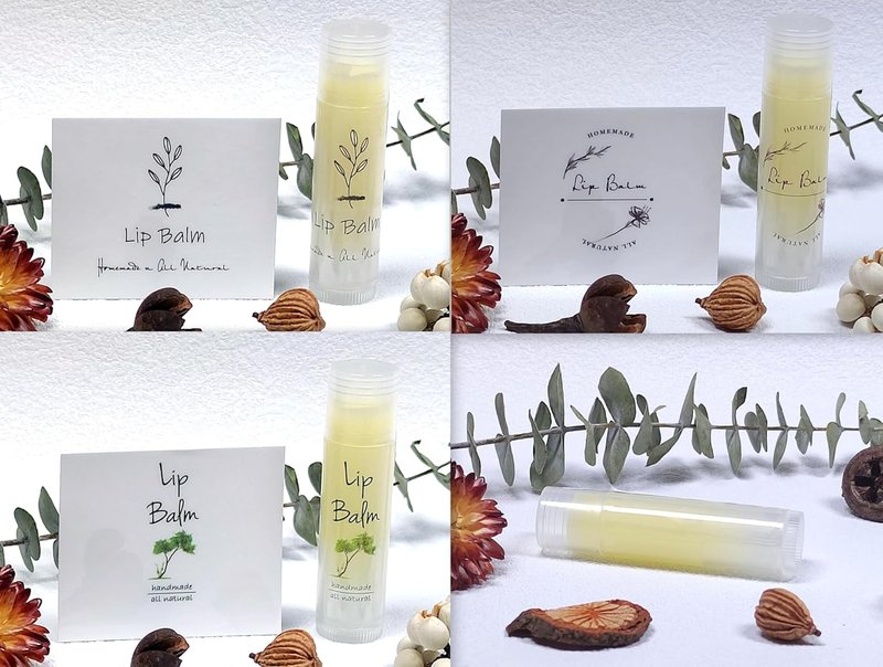 Adhesive Labels for Homemade Skincare | Clear Vinyl Stickers for Lip Balm Tubes - 100 Pack