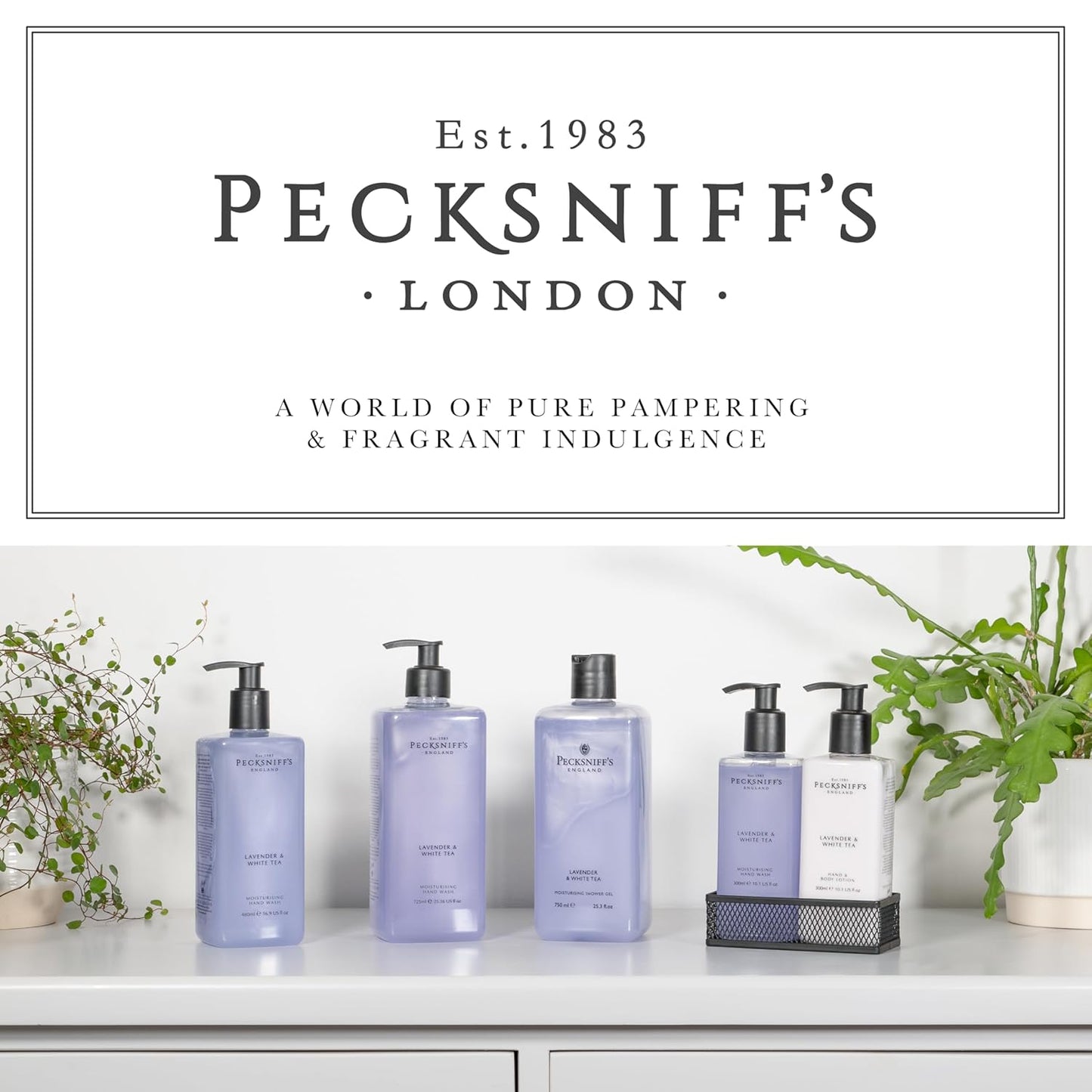 Sandalwood & Vanilla Shower Gel 750ml - Pecksniff's Classic Moisturizing Formula