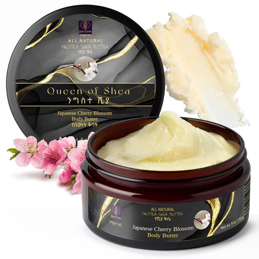 African Shea Butter - Raw Organic Moisturizer for Skin | 8 Ounce, USDA Certified, All-Natural for Face, Hair, Body Care