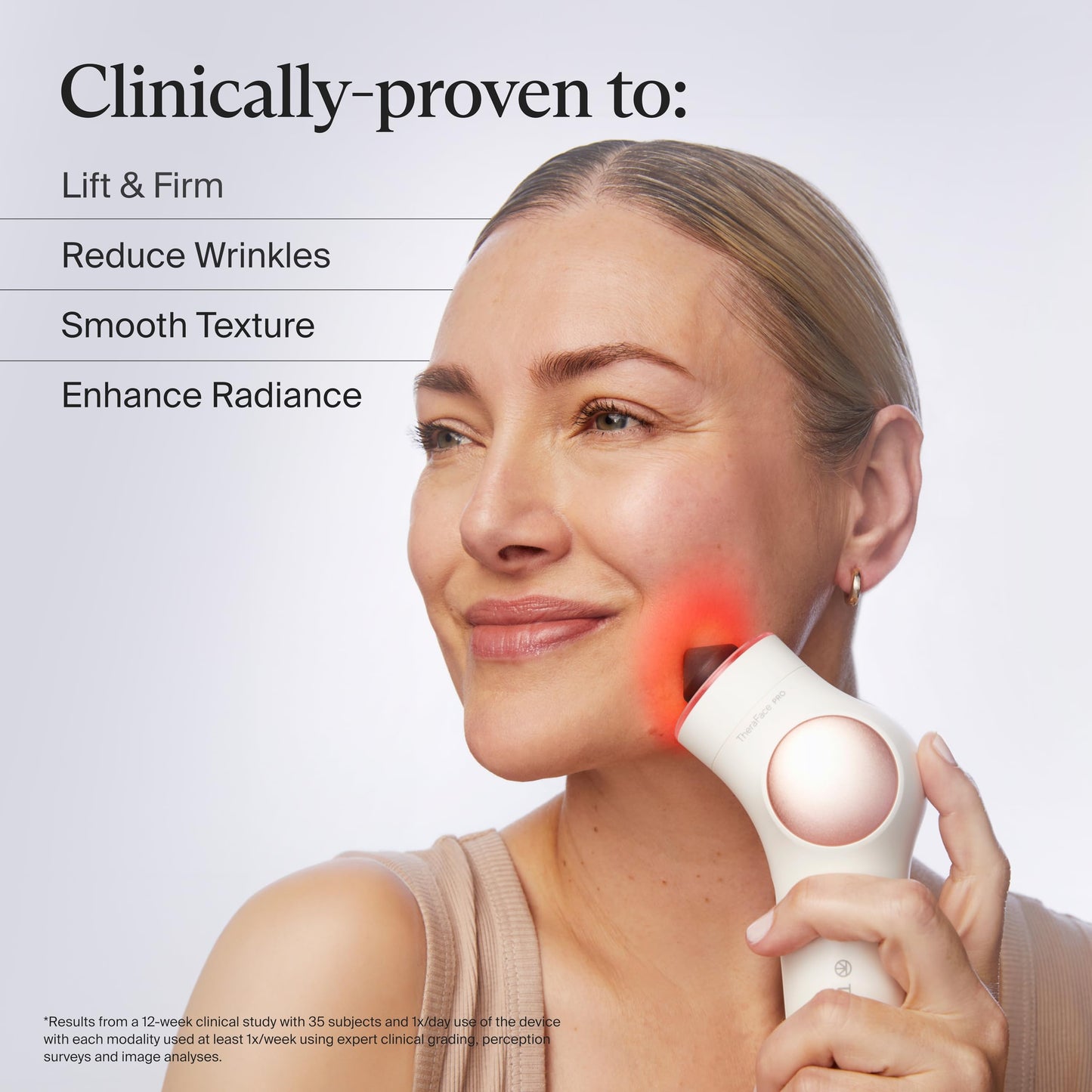 TheraFace Therabody TheraFace PRO - Microcurrent Facial Device, 8-in-1 Compact Face Massager&Facial Sculpting Tool with Light Therapy for Skin Tightening, Anti Wrinkle, Anti Aging & Skin Care (Black)