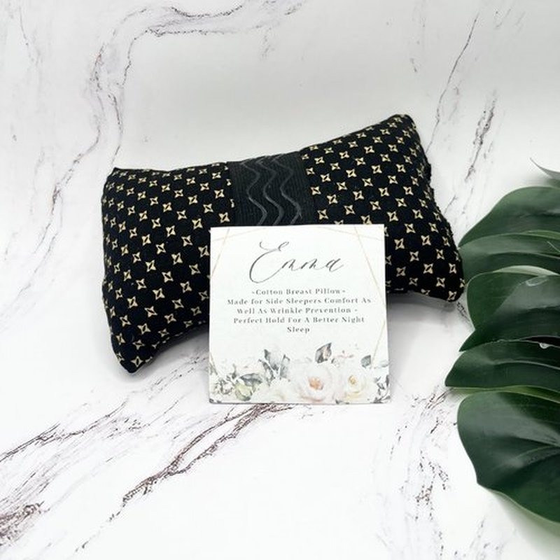 Strapless Handcrafted in The USA Cotton Breast Pillow for Women Gift for her Side Sleeper Chest Relief Pillow While Sleeping with Anti Aging Wrinkle Prevention