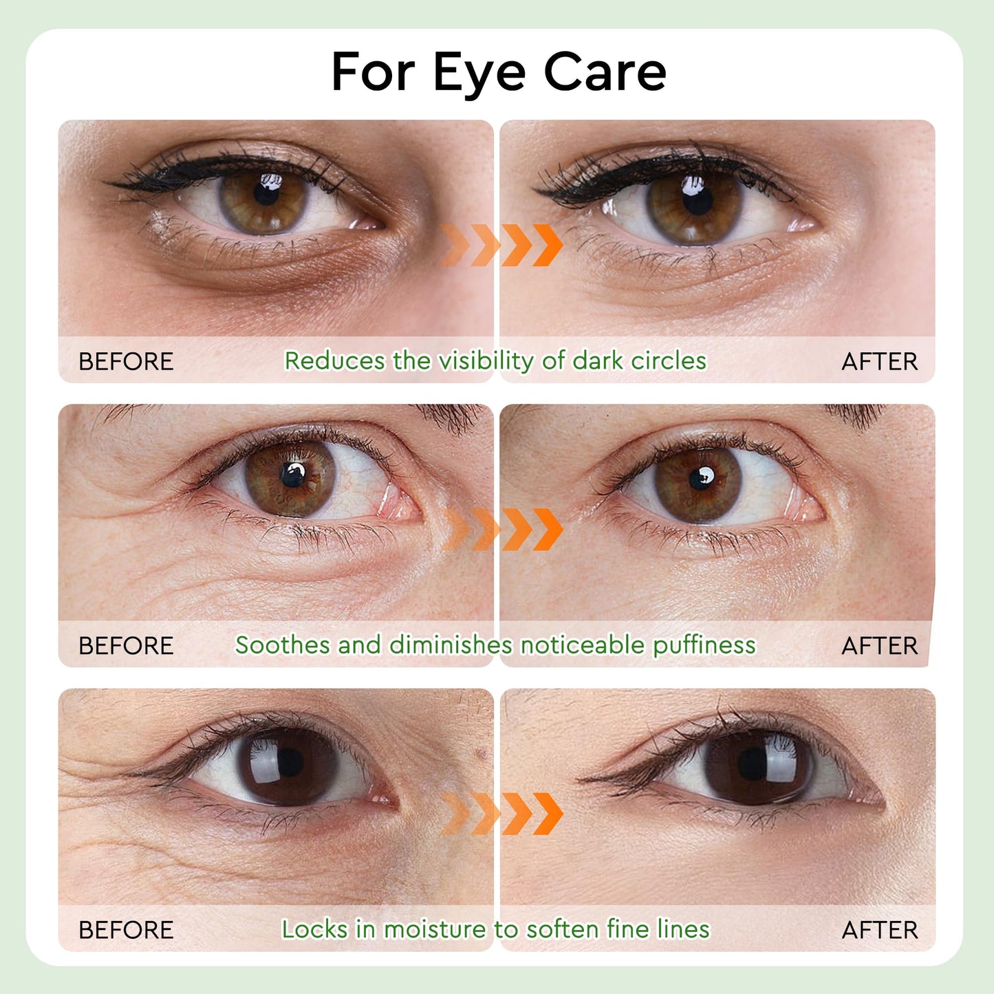 CubeSecret Under Eye Patches - 30 Pairs Green Tea Seaweed Eye Mask for Dark Circles - Puffy Eyes, Wrinkles, Undereye Bags - Soothing Hydrating Sensitive Skin Care Gifts for Teen Girls