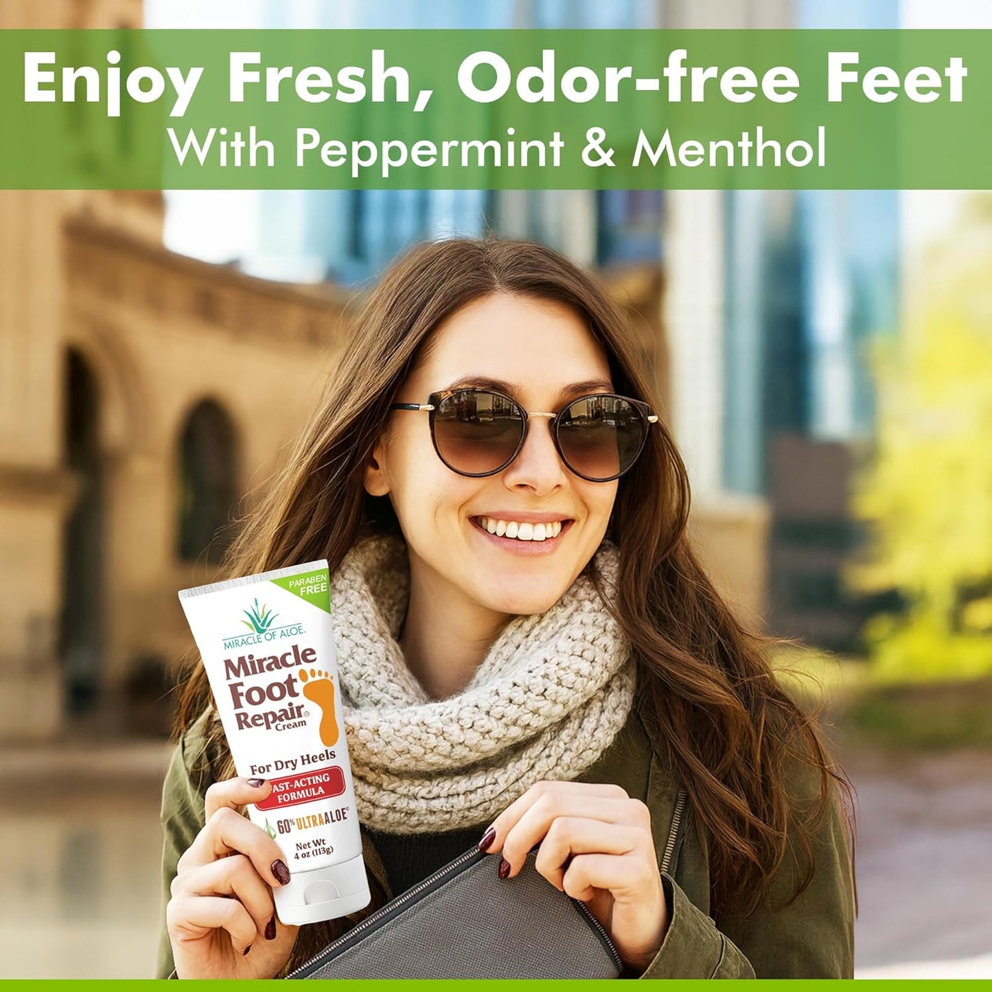 Miracle Foot Repair Cream (1 oz / 12 Pack) Repairs Dry Cracked Heels and Feet, 60% Pure Ultra Aloe Moisturizes, Softens, and Repairs