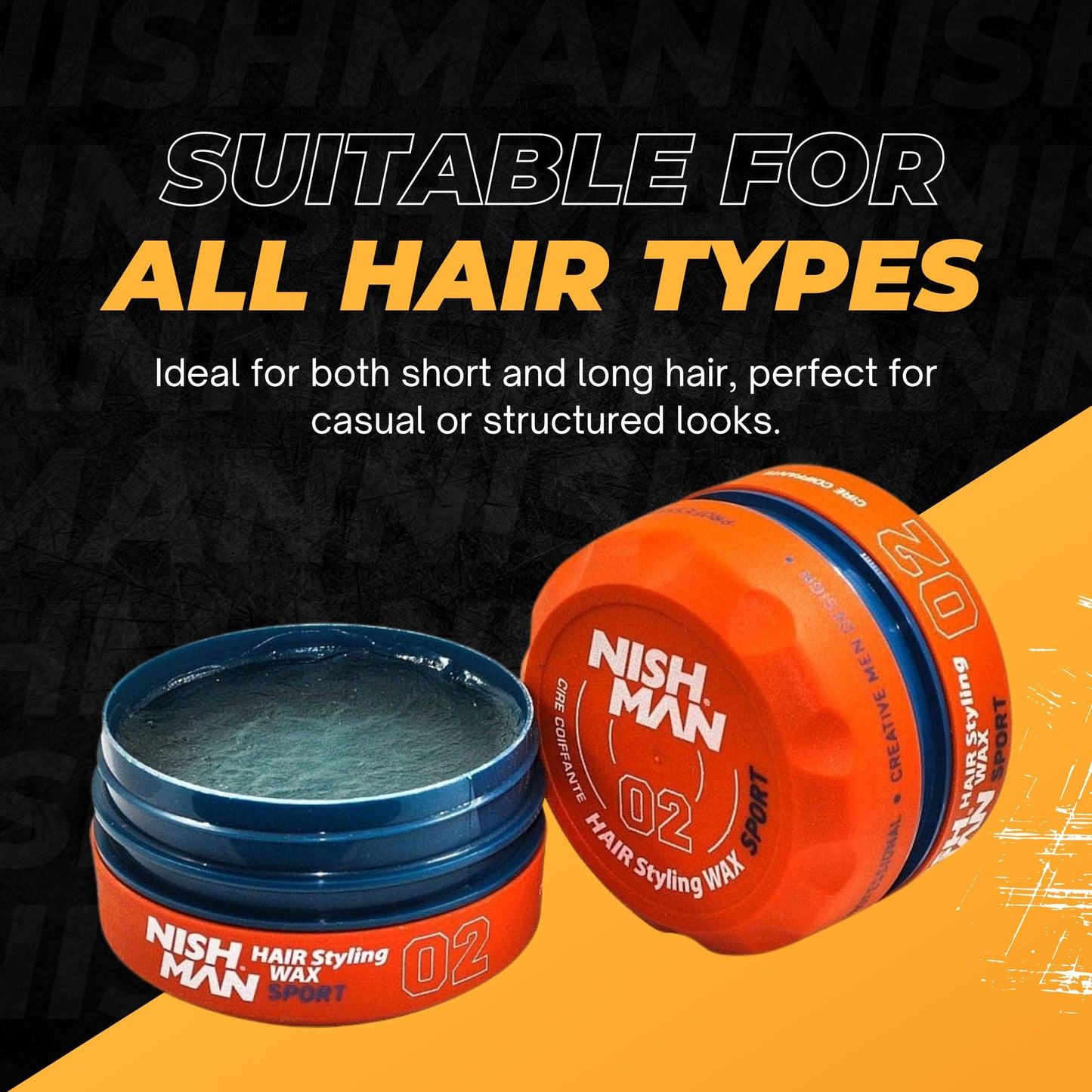 Nishman Hair Styling Wax Sport 02 150 ml