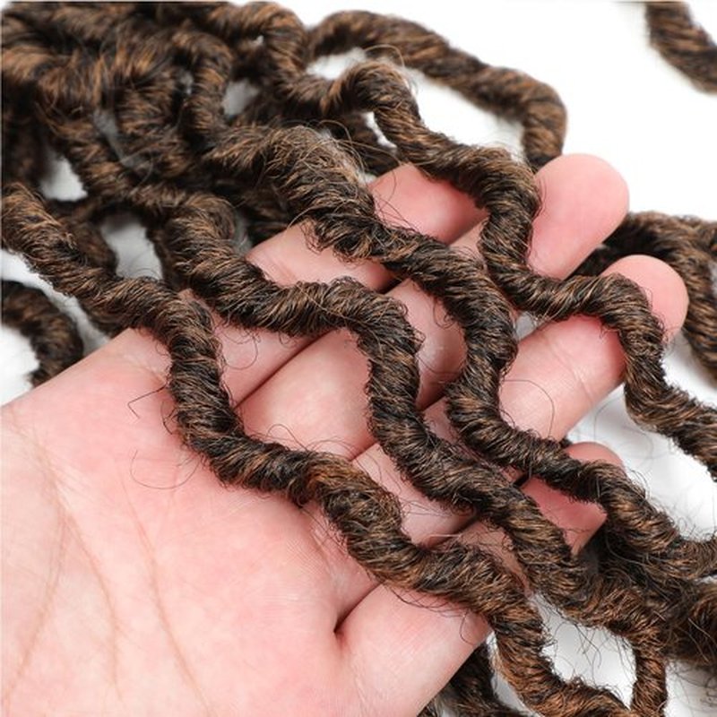 Karida Goddess Locs Crochet Hair 12 Inch, 8 Packs Faux Locs Crochet Hair for Black Women, Pre Looped Crochet Faux Locs With Curly Ends (12 Inch (Pack of 8), T30#)