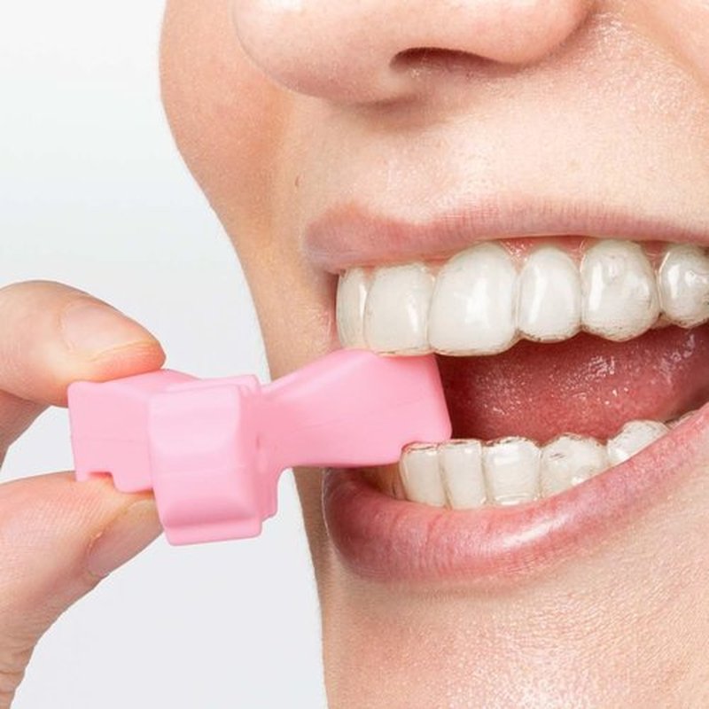 Invisalign Munchies EPS Aligner and Retainer Tray Seaters, Aligner Chewies (Pack of 2) (Pink)