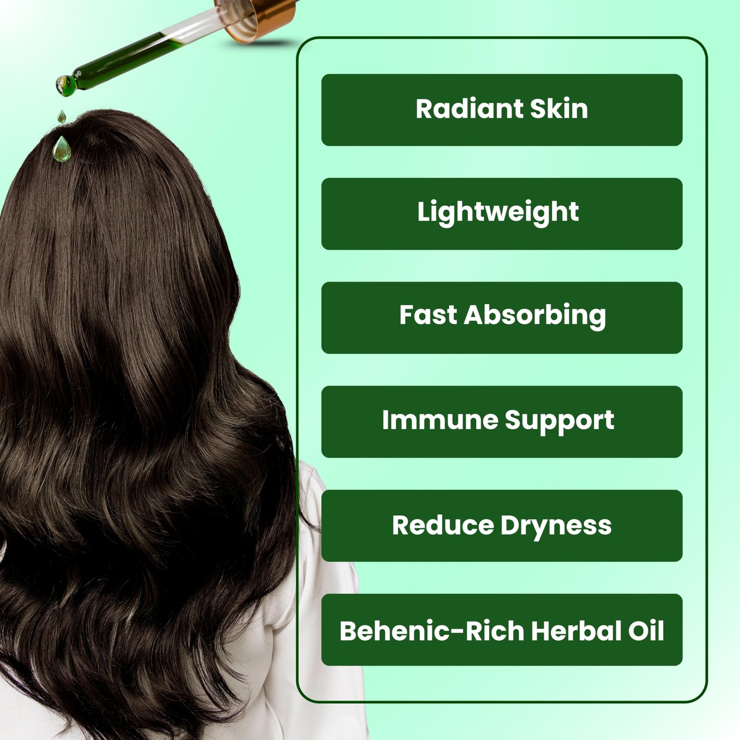 NaturalHerbo Moringa Seed Oil Pure, Cold Pressed, Oleifera Seed Oil | Behenic-Rich Herbal Oil for Skin, Hair, Scalp and Body, Fast-Absorbing Natural Moisturizer for Skin and Healthy Hair - 30 ML