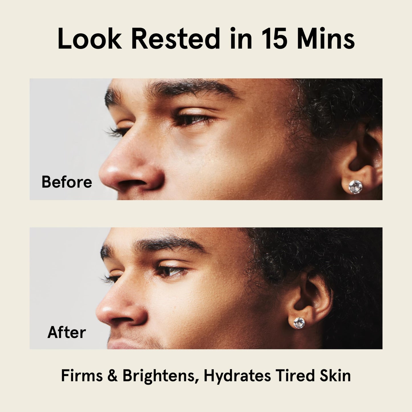 JAXON LANE BRO MASK Under Eye Patches for Men - Cooling Eye Patches for Dark Circles and Puffiness with Caffeine, Niacinamide, Hyaluronic Acid (2 x 6 Pairs)