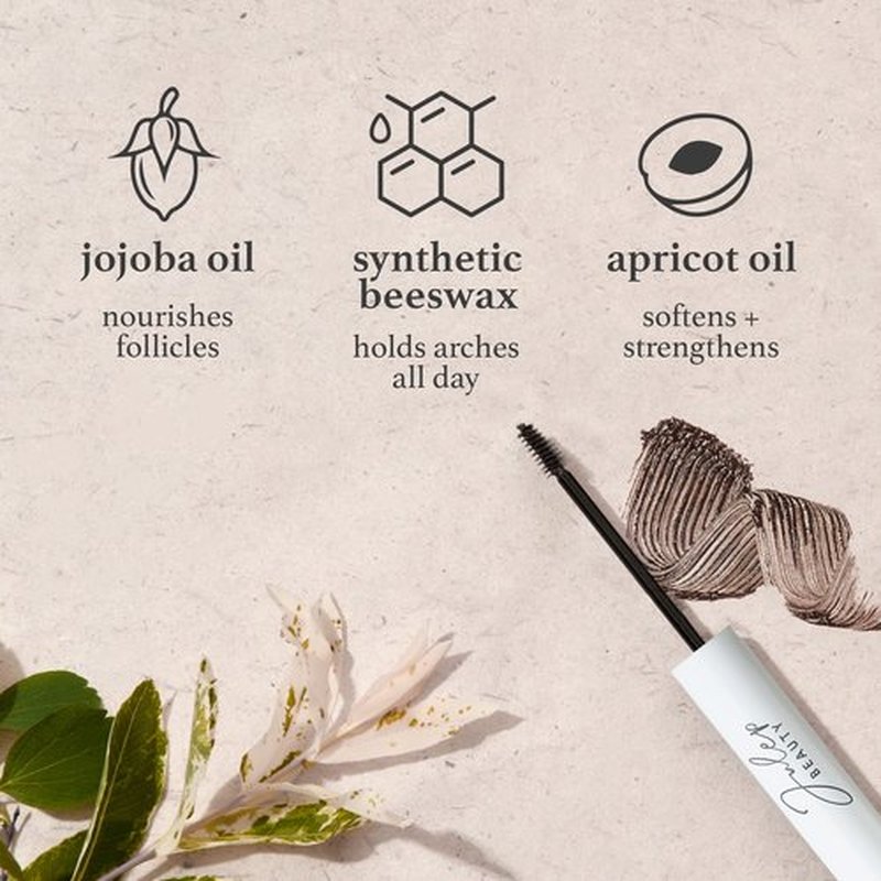 Julep Eyeshadow 101 Crème to Powder Waterproof Eyeshadow Stick, Pearl Shimmer & Brow 101 Waterproof Definer Makeup Eyebrow Pencil and Tinted Gel, Medium Brown