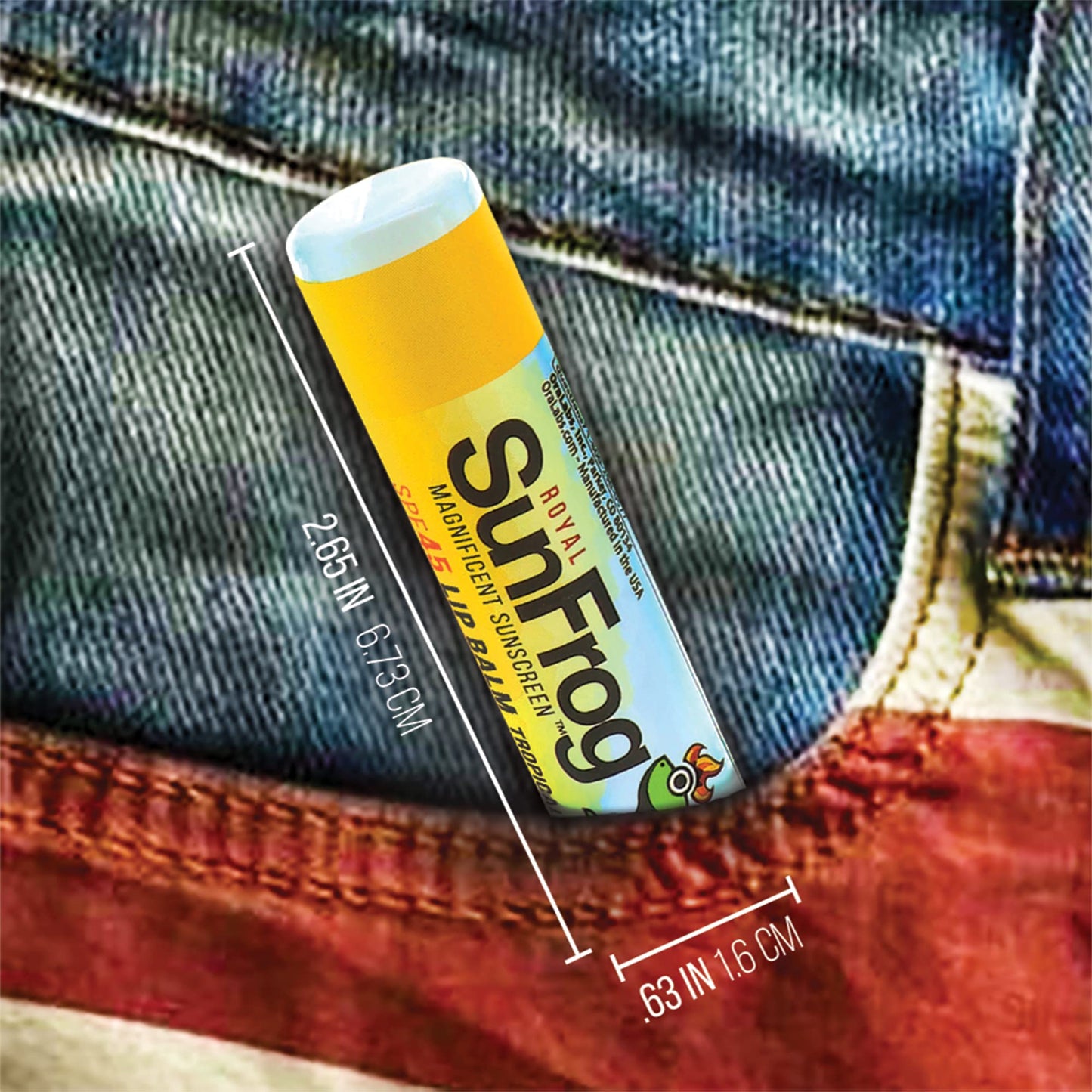 Royal SunFrog | All Natural SPF-50 Sunscreen Mineral Stick | 100% Vegan, Broad Spectrum UVA + UVB, Roll On Sunscreen Stick for Face & Body (1.5oz/43g)