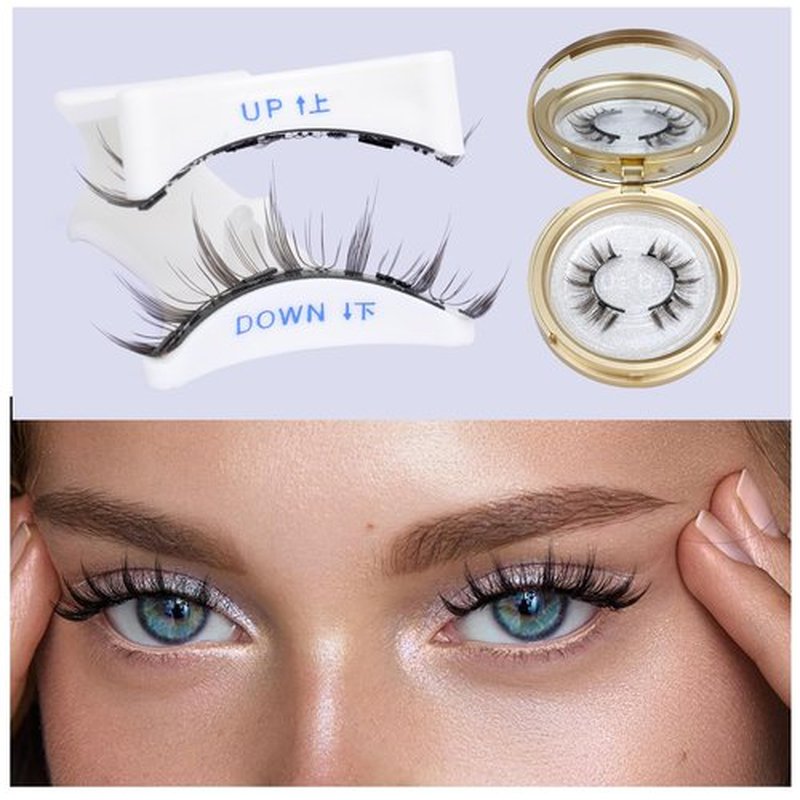 JIMIRE Magnetic Eyelashes Magnetic Lashes without Eyeliner Reusable Comfortable Magnetic Eyelashes with Applicator No Glue No Eyeliner Needed Wispy Magnetic Lashes Natural Look