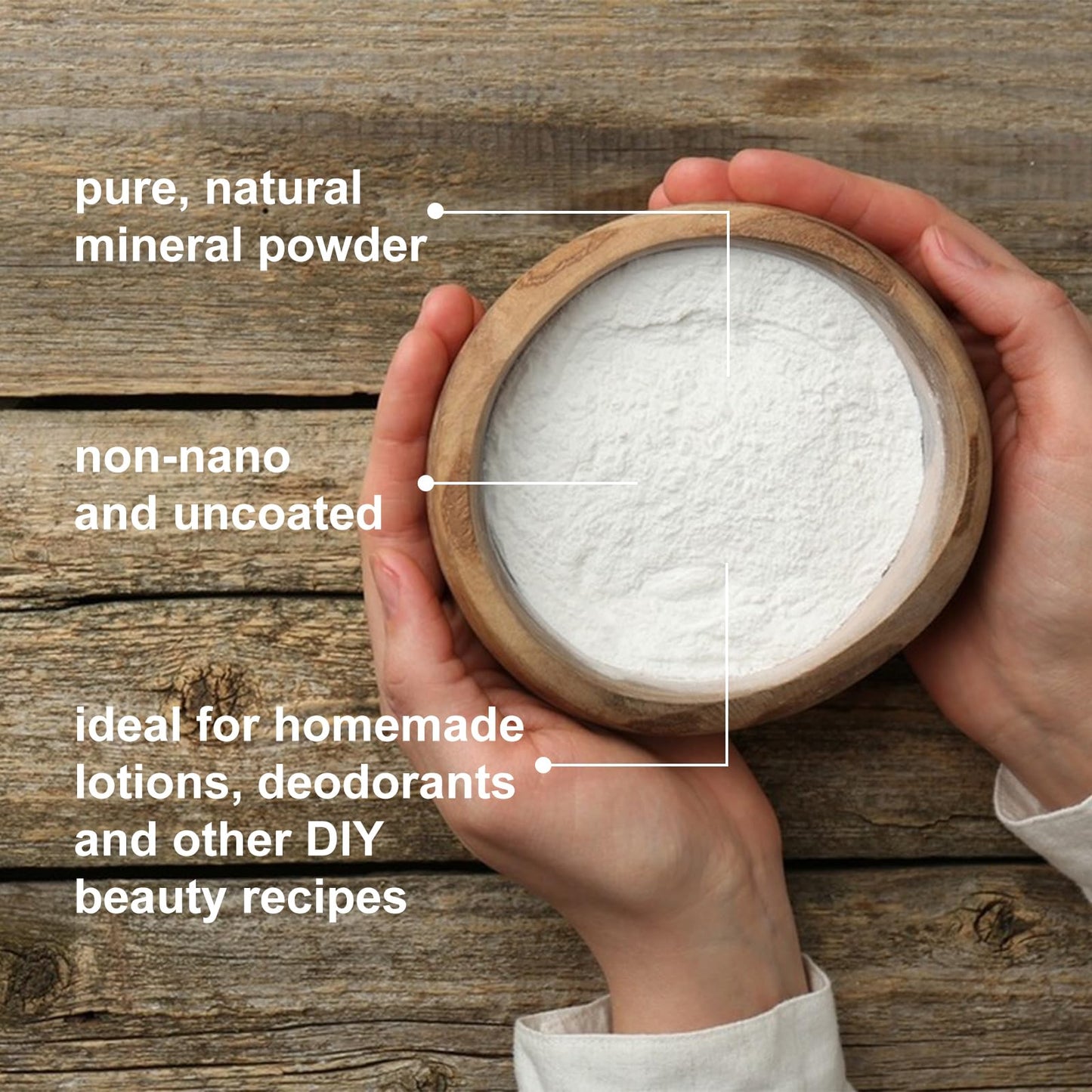Zinc Oxide Powder | Non-Nano & Uncoated | Make Your Own Lotion, Deodorant, Cream, Soap | DIY Essentials | Resealable Bag | Pure Natural | Multitude of Uses | 4 Ounces