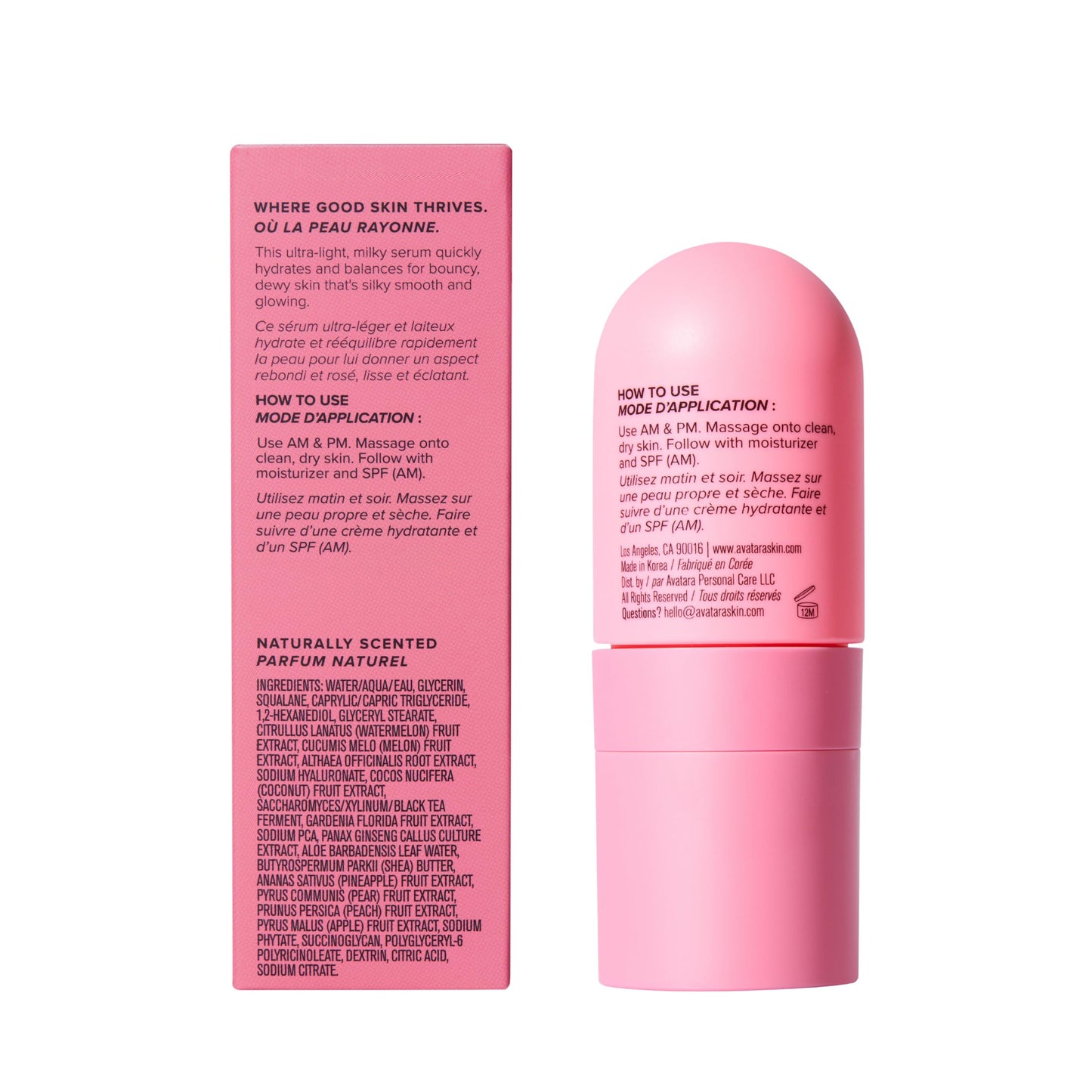Avatara Kombucha The Water Drop Hydrating Serum - Ultra-Light Milky Serum with Kombucha, Coconut Water, Hyaluronic Acid, and Marshmallow Root - Hydrating Face Serum for Tween, Teen and All Skin Types