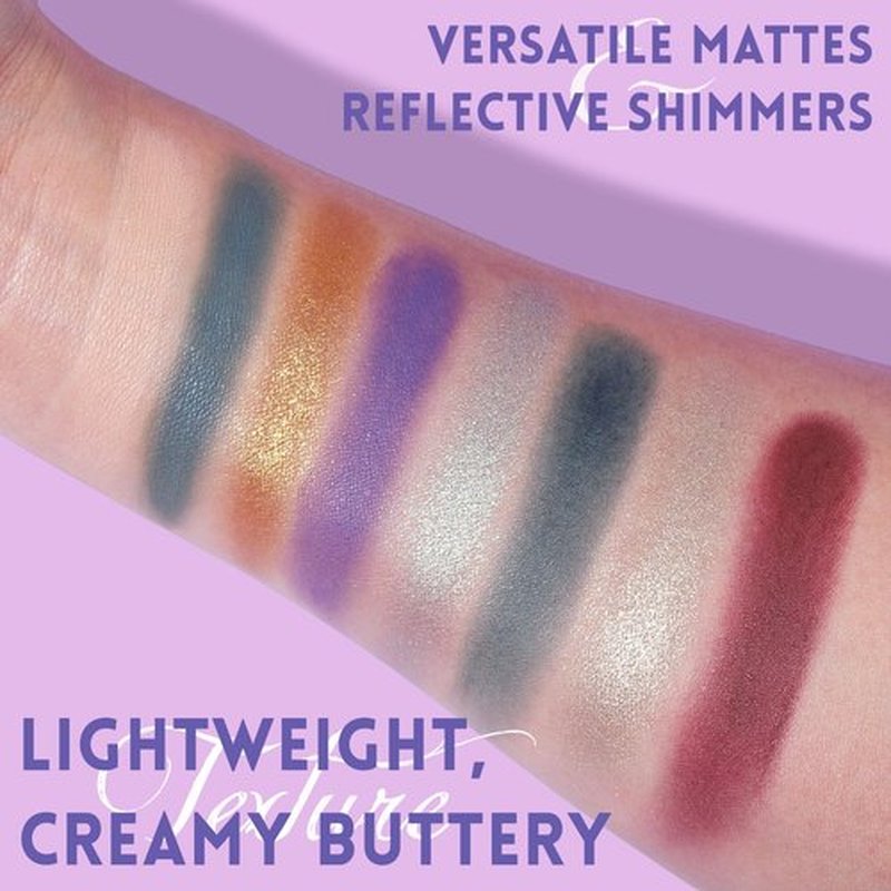 UCANBE Eyeshadow Makeup Palette, 8 Colors Shimmer Matte Glitter Metallic Green Violet Brown Blue Gold Eye Makeup Pallet, High Pigmented Eyes Shadow Travel Make Up Kit for Women & Teen, Beginner & Pros