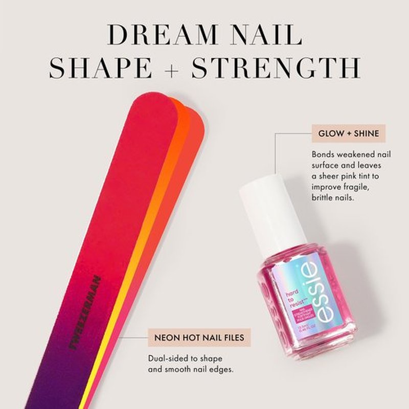 Dream Nail Length & Shape: HTR Glow & Shine , Neon Nail File Pack