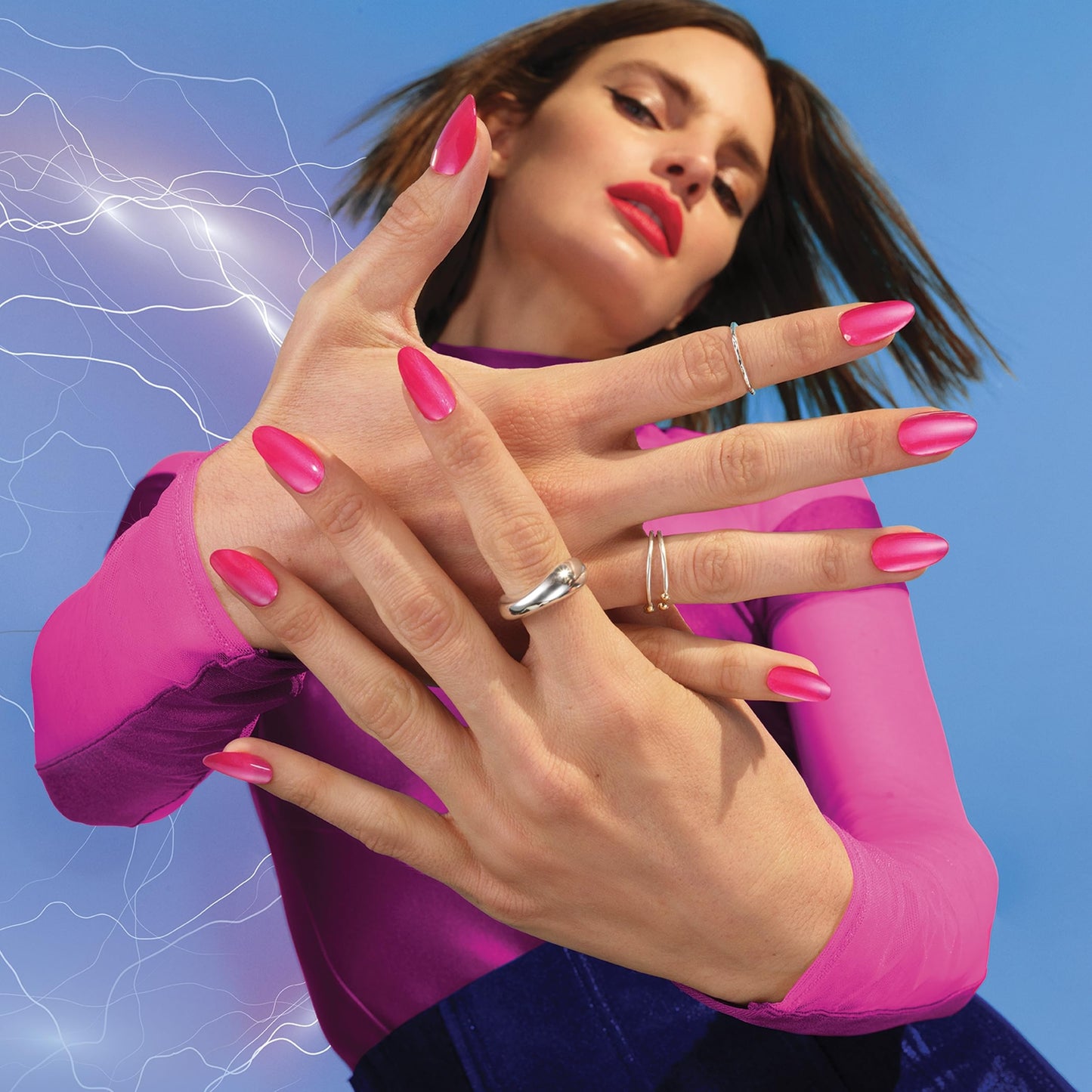 Sally Hansen Miracle Gel Supercharged Pinks Nail Polish | Salon Quality Gel-Like Formula, Two-Step System, No UV Light Needed, Long Lasting | 254 Go Hard or Glow Home | Rosey Pearl Nail Color