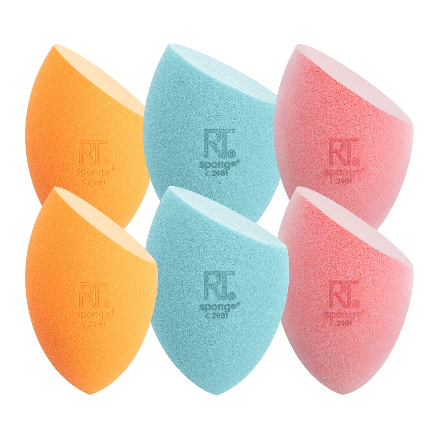 Real Techniques Mini Miracle Complexion Sponge Makeup Blender, Beauty Sponges,(2 Packs of 4, 8 Count Total)