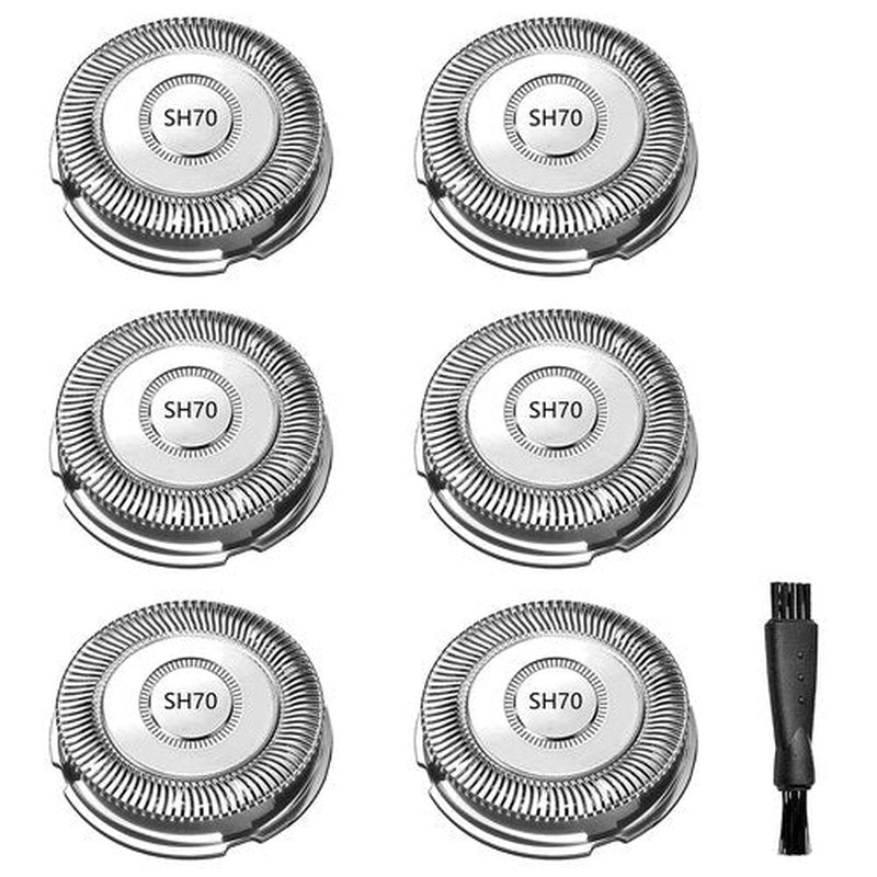 SH70/71 Replacement Heads Blades Compatible with Philips Norelco 7000 Replacement Heads,New Upgraded for 7000 Replacement Heads, SH70 Replacement Blades for 7500 S7370 S7371 S7720 and SW7700[6 Pack]