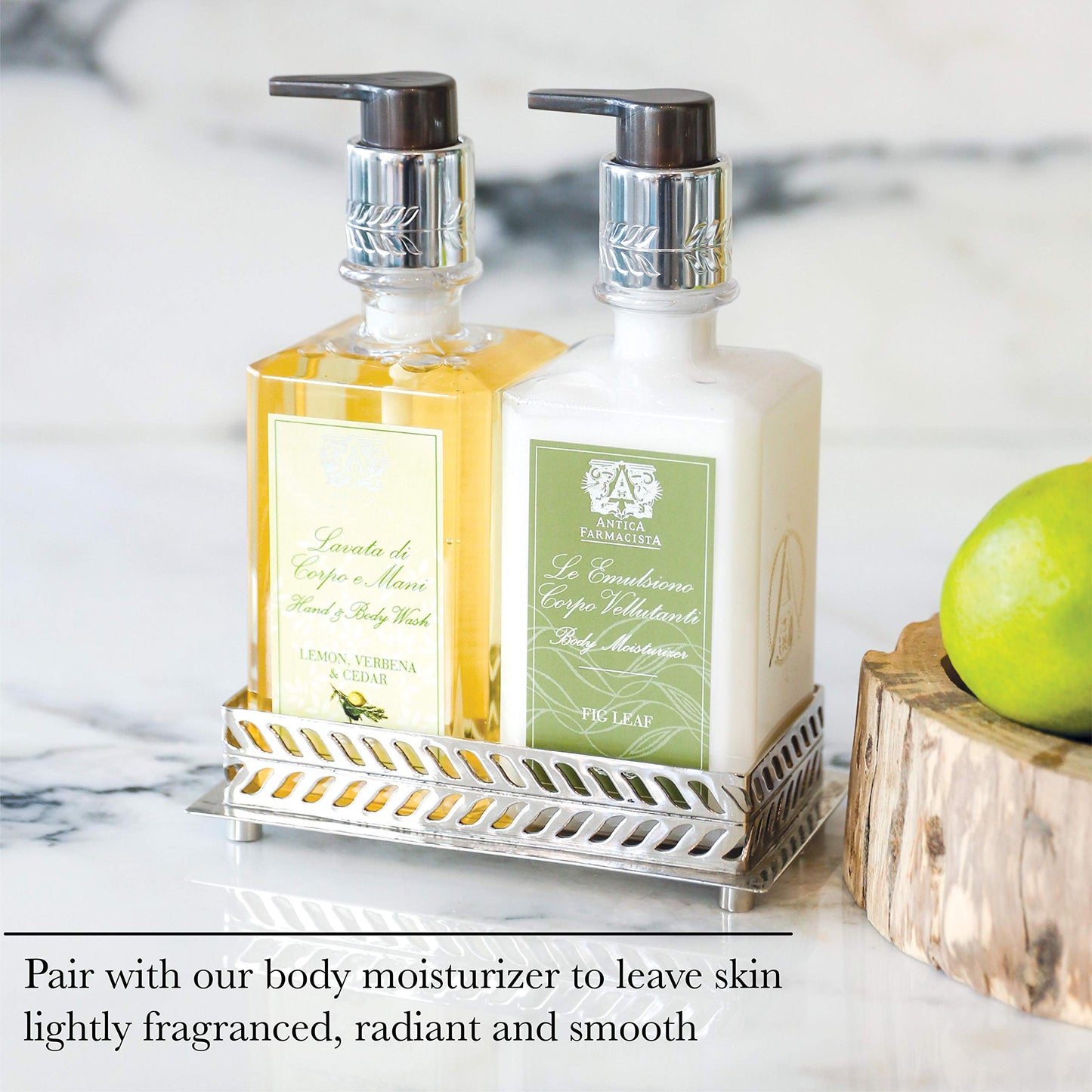 Antica Farmacista Hand & Body Wash - Luxury Nourishing & Hydrating Hand Cleansing Wash - Bath & Body Gift - Ironwood, 10 fl oz