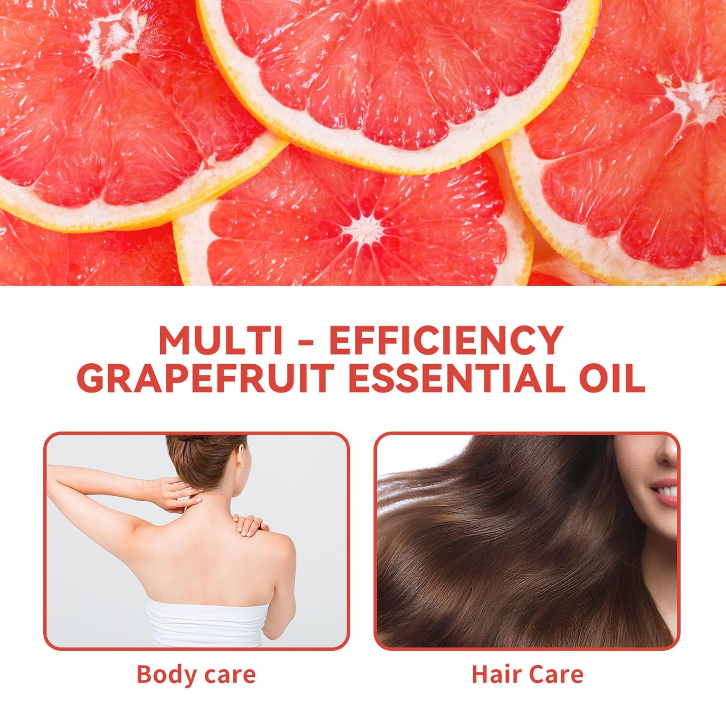 Grapefruit Essential Oil for Skin-Natural Grapefruit Oil for Hair Care,Face,Skin Care,Aromatherapy, Scalp and Body Massage and DIY Soap Making