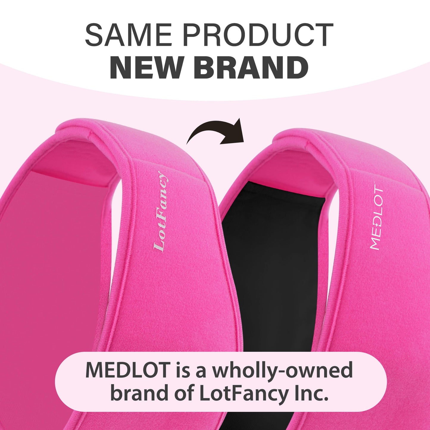 LotFancy Face Ice Pack Wrap with 4 Reusable Hot Cold Therapy Gel Packs, Pain Relief for TMJ, Wisdom Teeth, TMD, Oral and Facial Surgery, Dental Implants, Pink