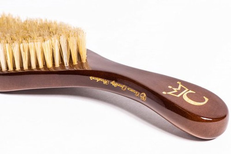 Crown Quality Products Original Contour 360 Wave Brush - MEDIUM (Red Oak) - Hairbrush