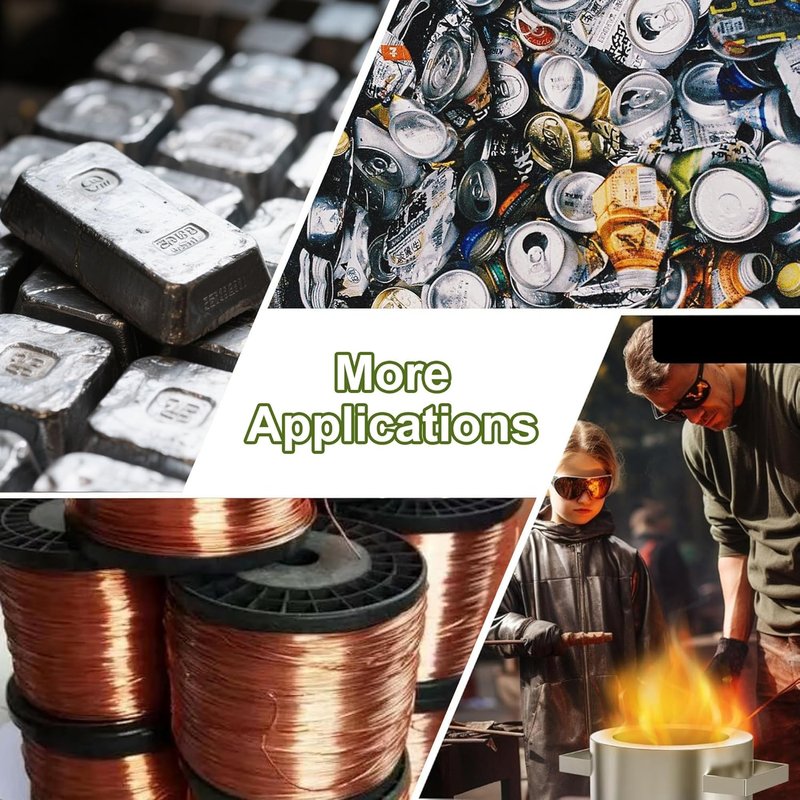 6KG Propane Melting Furnace Kit - Metal Casting Machine for Gold, Silver, Copper | Jewelry Making & Refining