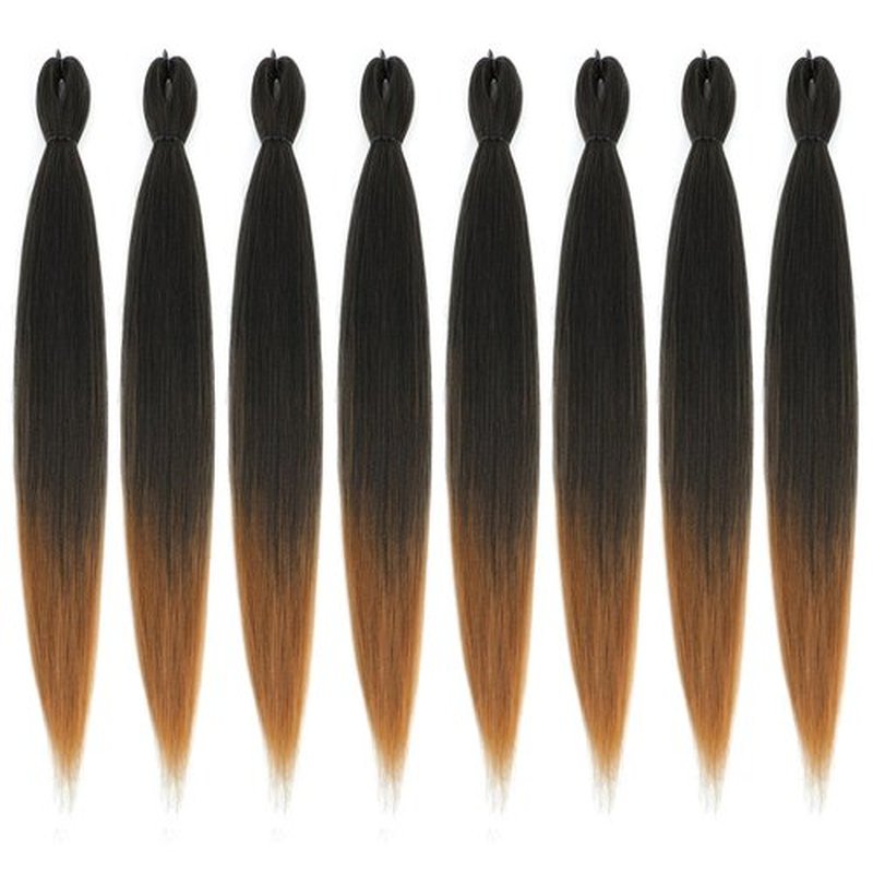 Braiding Hair Pre Stretched Long Pre Stretched Braiding Hair Extensions Braiding Hair Pre Stretched 22 Inch 8 Packs Synthetic Braiding Hair Extensions For Braids (22inch,T30)