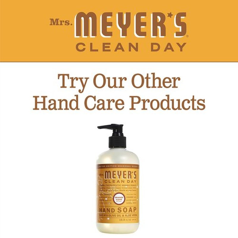 Mrs. Meyers Clean Day Liquid Hand Soap Orange Clove, 12.5 Ounce (Pack of 6)
