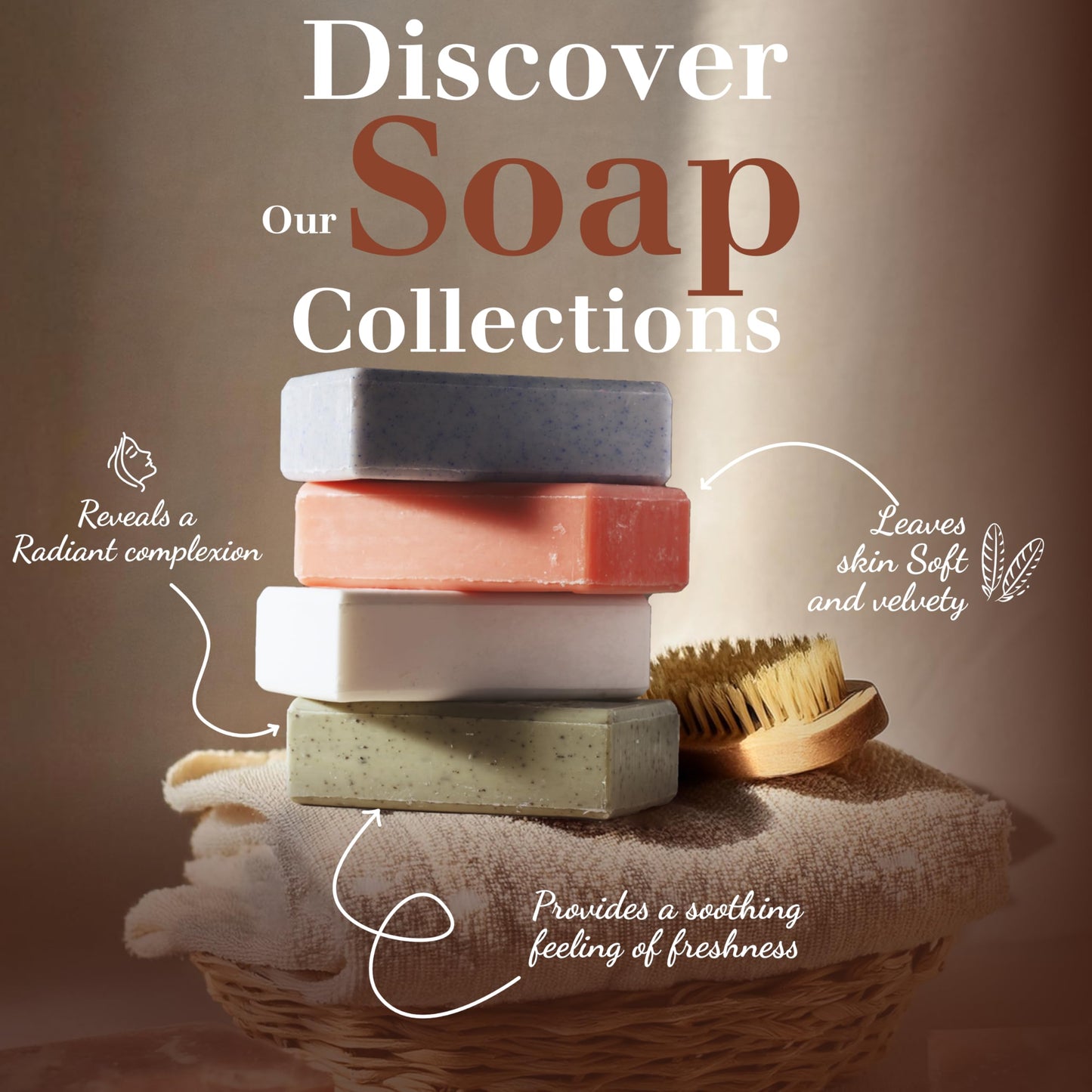 La Maison du Savon - Honey Soap Bar Trio - Moisturizing Hand & Body Soap Bars with Organic Shea Butter - Rich Creamy Lather - French Soap Made in Provence - 97% Natural Ingredients - 3x4.4 oz