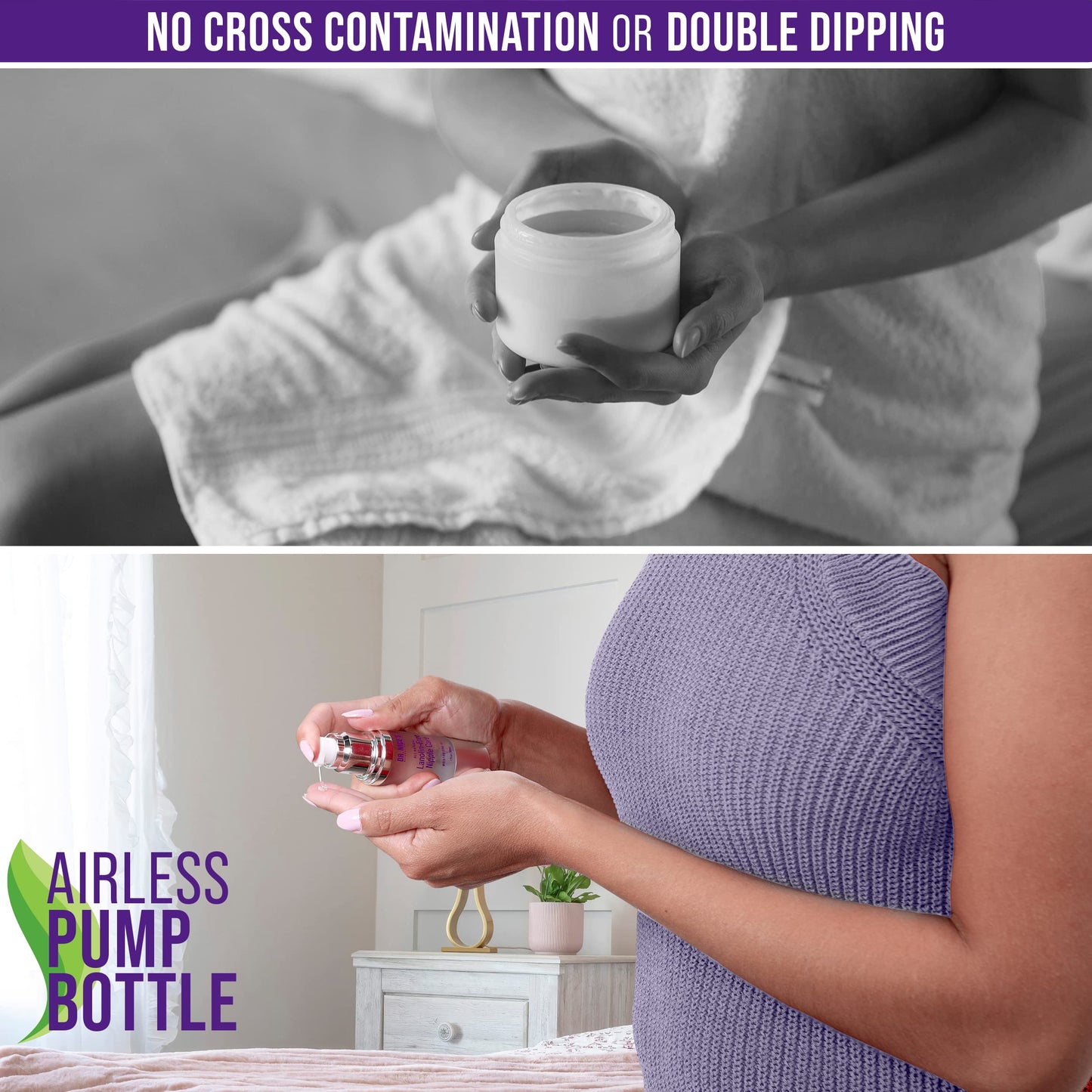 Dr. Nice's Nipple Cream for Breastfeeding - Instant Soothing and Cooling Relief for Sore Nipples | All Natural Water-Based Clear Gel | Safe for Mom & Baby - (0.34 Fl. Oz)