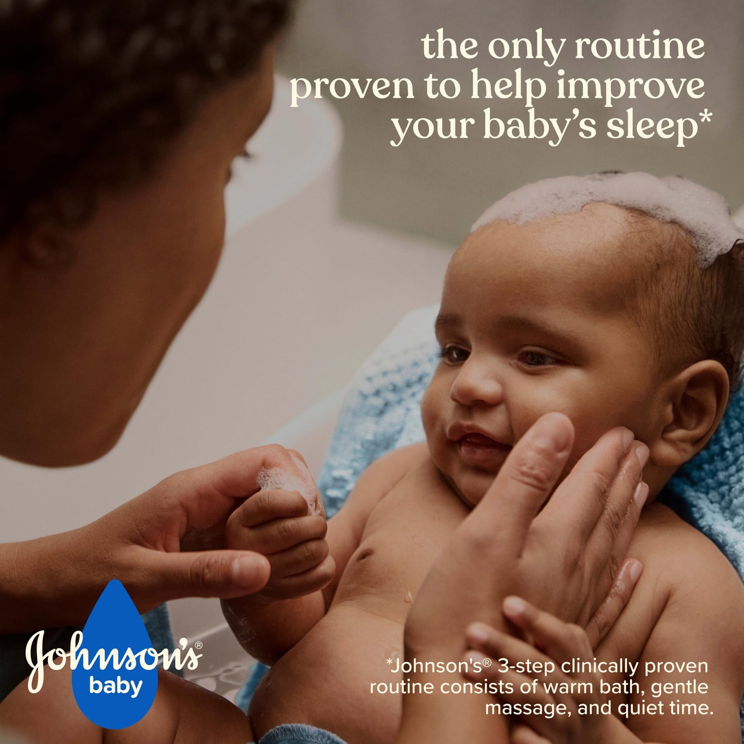 Johnson's Baby Bedtime Cream with Soothing NaturalCalm Aromas, Baby Cream with Calming Aromas, Soothing and Relaxing Scent, No Added Parabens & Dyes, 8 oz