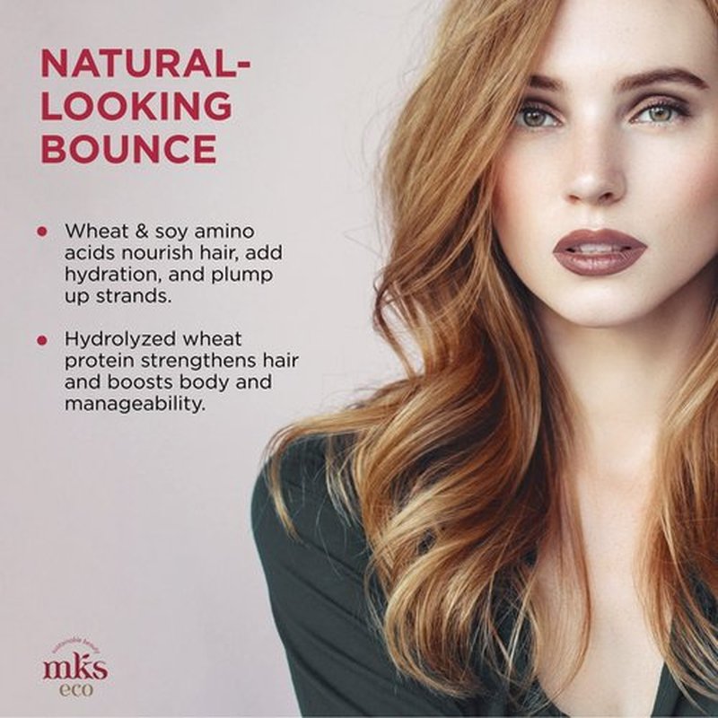 MKS eco Bounce, Original Scent - 4 fl oz - Volumizing Spray - Natural-Looking, Weightless Volume - Moroccan Argan Oil, Hemp Seed Oil & Panthenol - Vegan & Cruelty Free
