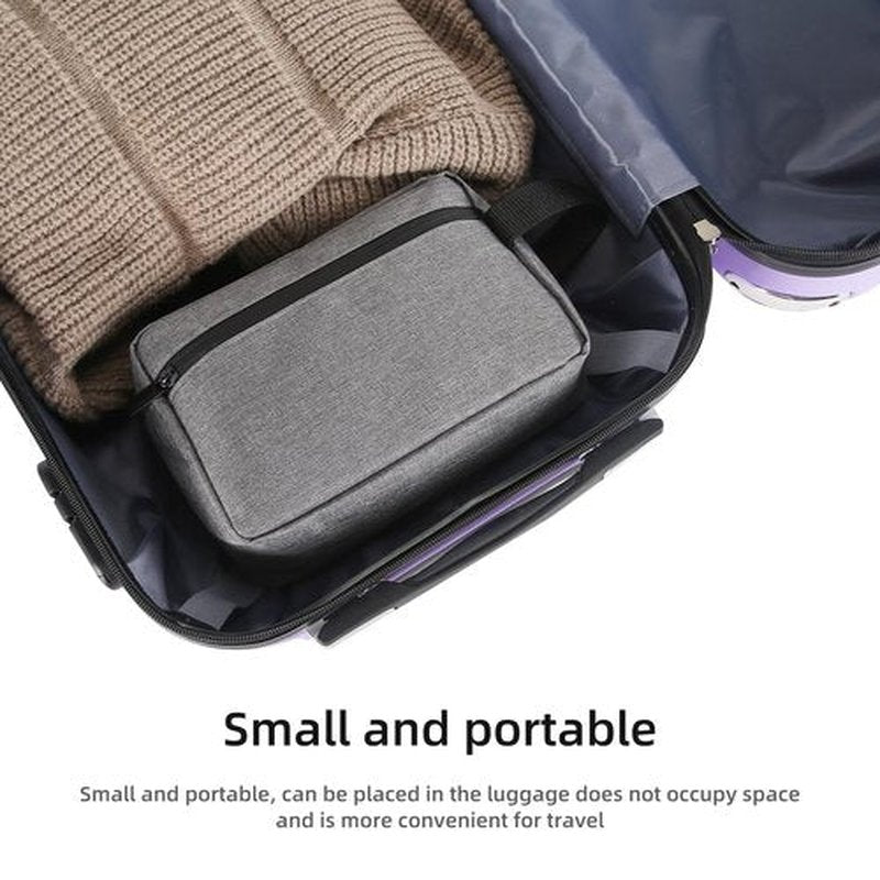 Icramsy Travel Toiletry bag Toiletry bag for women men Hanging toiletry bag Cosmetic bag Travel accessories for Women Men (Grey)