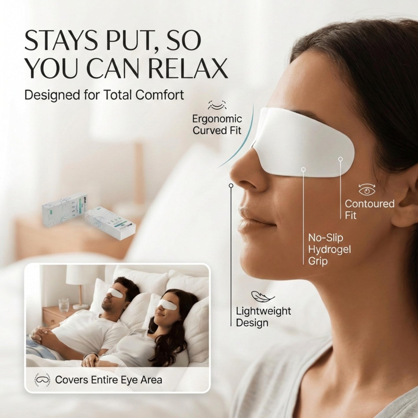 Glitch Cooling Hydrogel Eye Mask - Puffy Eyes, Dark Circles & Fatigue