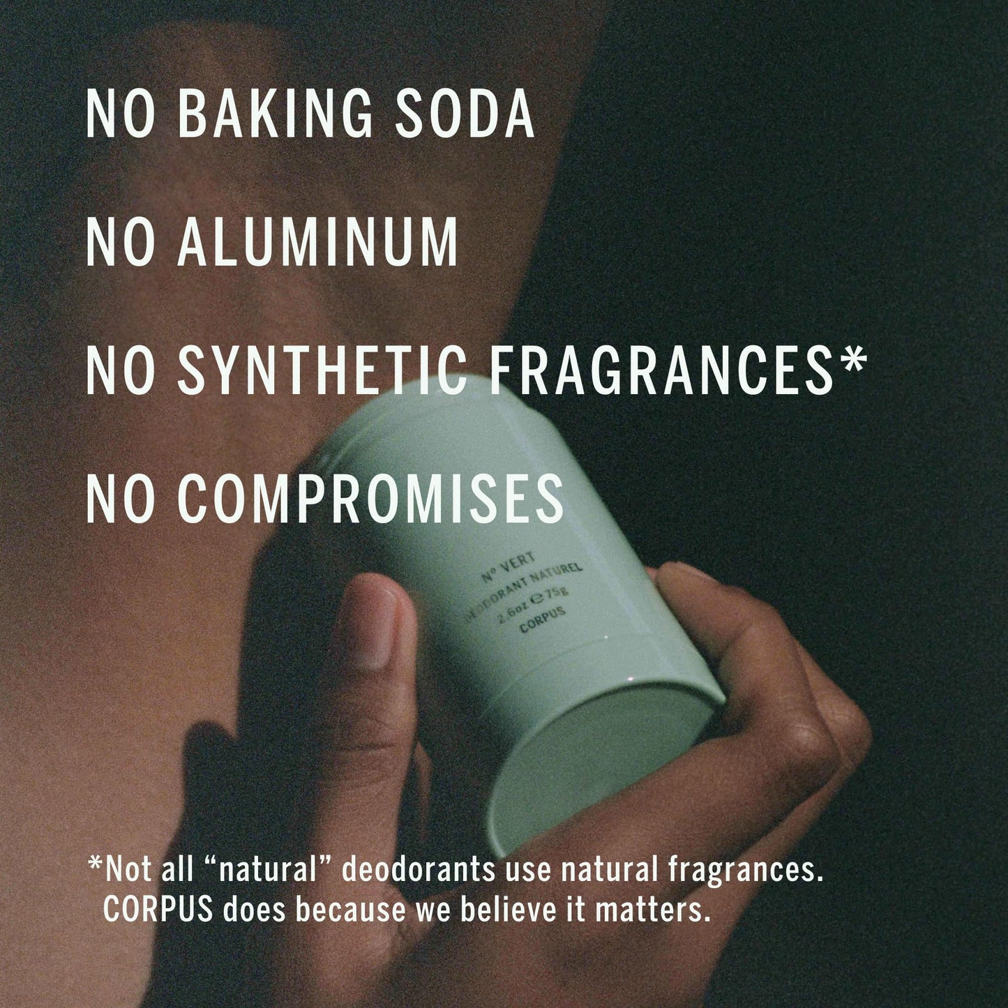 CORPUS - Natural Deodorant Stick For Sensitive Skin | Aluminium + Baking Soda Free | Unisex, Non-Toxic, Made In The USA (Neroli)